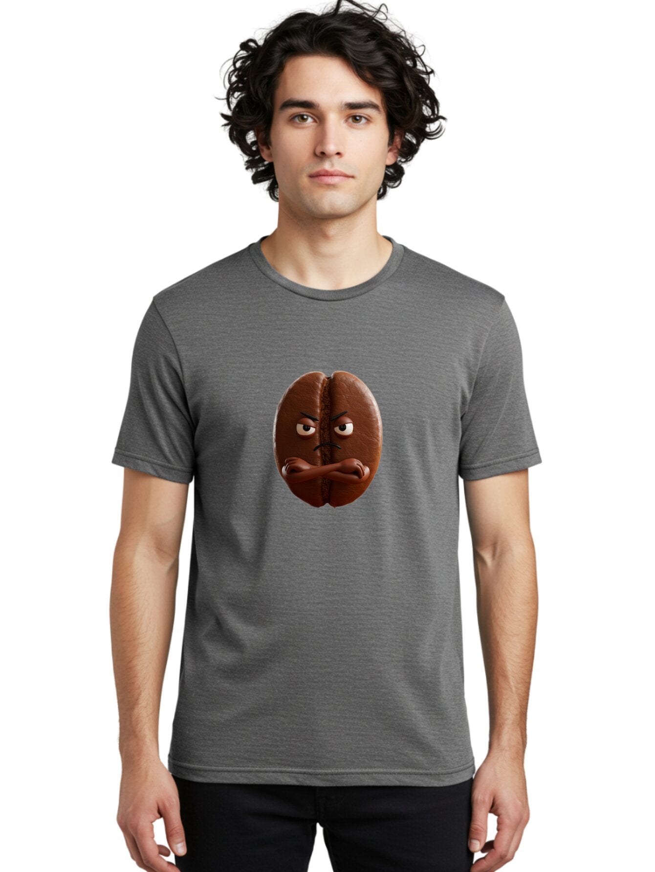 Cocoa-Bean-Character Men'S Graphic Tee, 100% Cotton, Comfortable Casual Summer Wear, Machine Washable, Vintage Camera, Old Camera, Antique Camera, Black Camera, Classic Photography, Photography Equipment, Nostalgic Device, Film Camera, Baq547 30