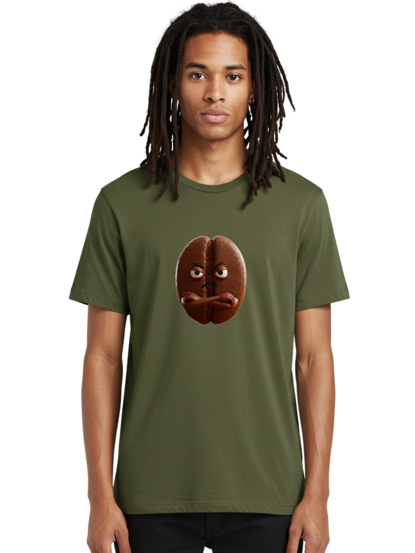 Cocoa-Bean-Character Men'S Graphic Tee, 100% Cotton, Comfortable Casual Summer Wear, Machine Washable, Vintage Camera, Old Camera, Antique Camera, Black Camera, Classic Photography, Photography Equipment, Nostalgic Device, Film Camera, Baq547 25