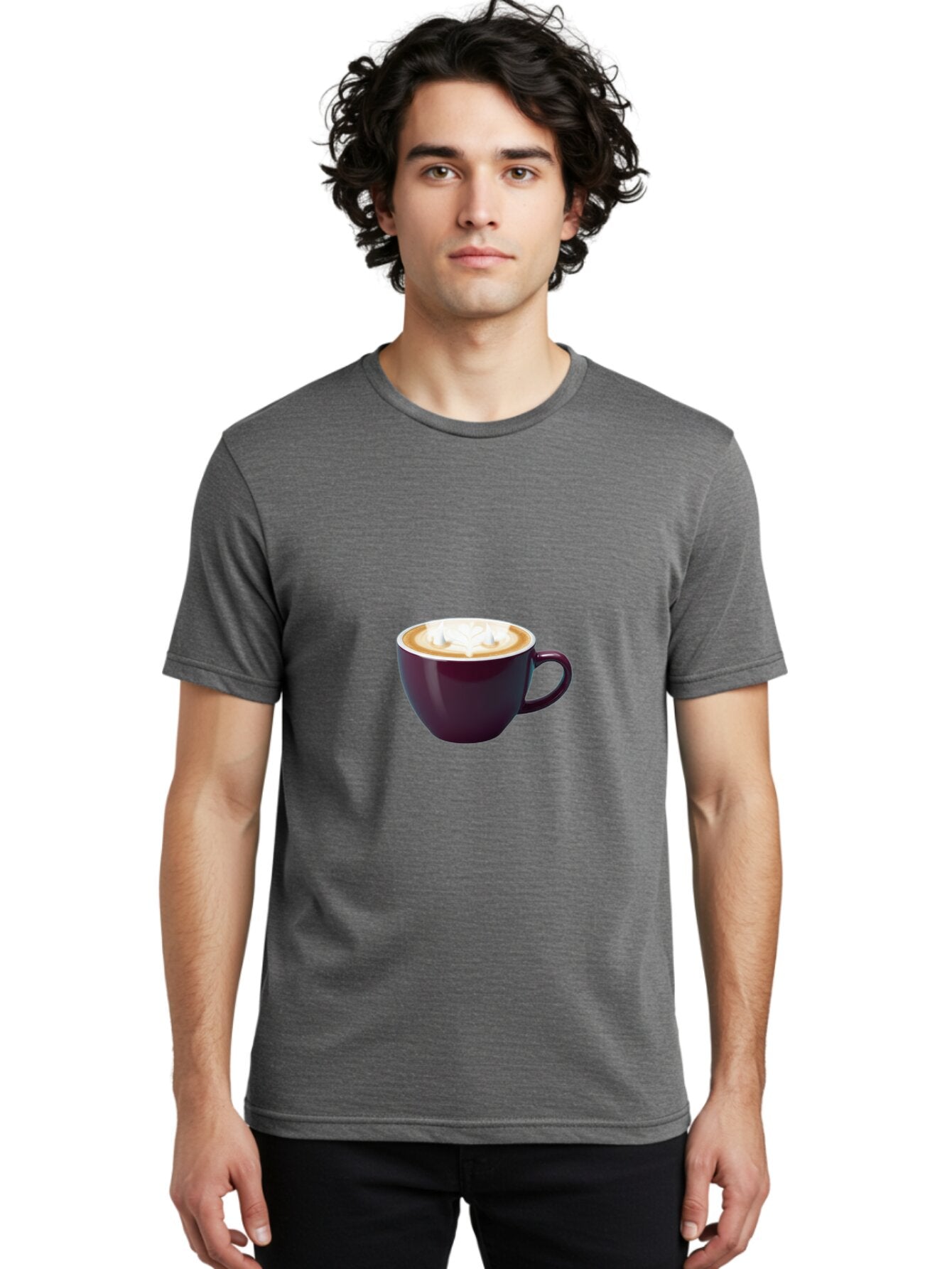 Coffee-Cup-2 Men'S Graphic Tee, 100% Cotton, Comfortable Casual Summer Wear, Machine Washable, Vintage Camera, Old Camera, Antique Camera, Black Camera, Classic Photography, Photography Equipment, Nostalgic Device, Film Camera, Camera Art Baq550 19