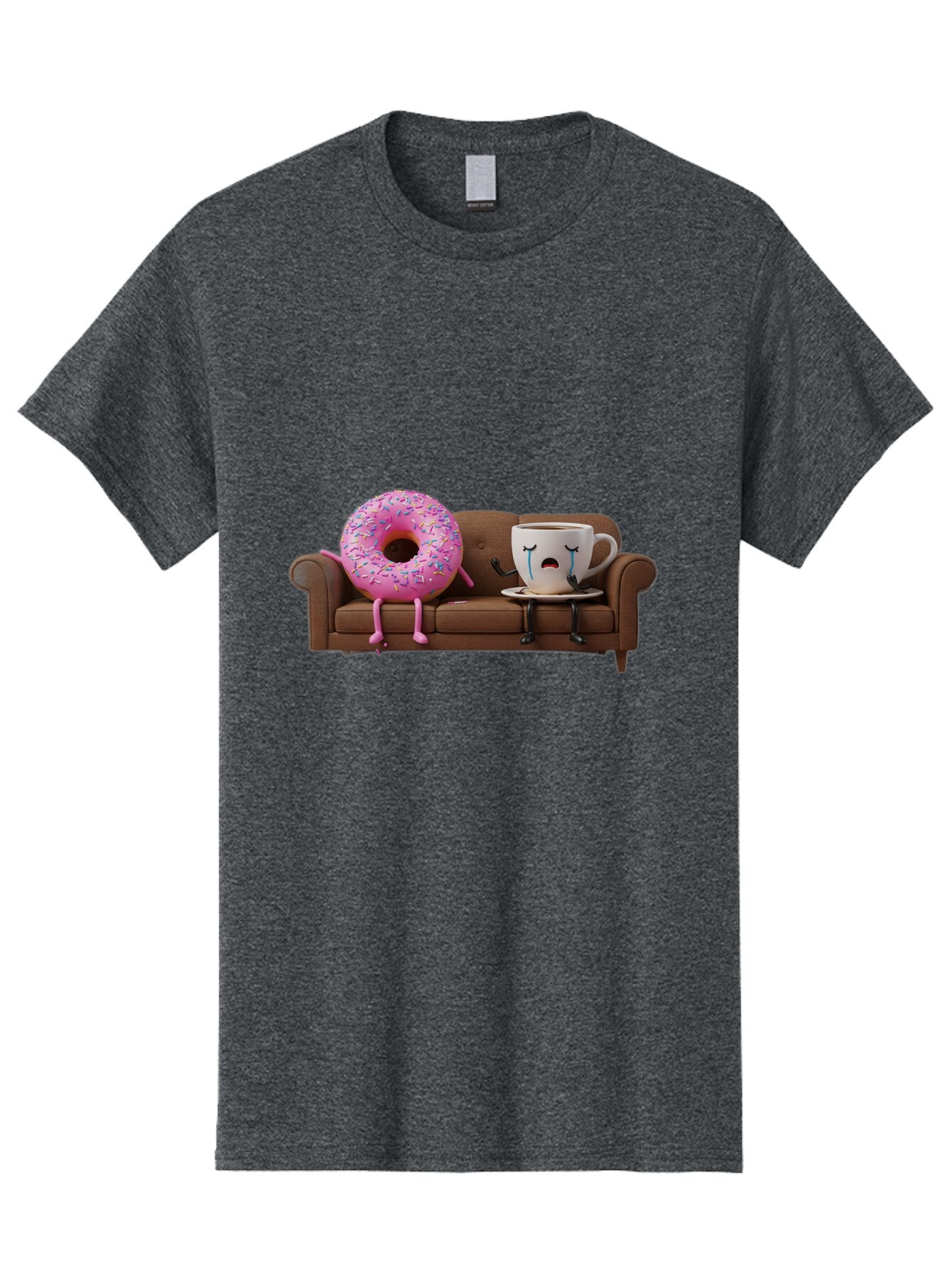 Coffee-Cup-And-Donut Men'S Graphic Tee, 100% Cotton, Comfortable Casual Summer Wear, Machine Washable, Vintage Camera, Old Camera, Antique Camera, Black Camera, Classic Photography, Photography Equipment, Nostalgic Device, Film Camera, Baq552 5