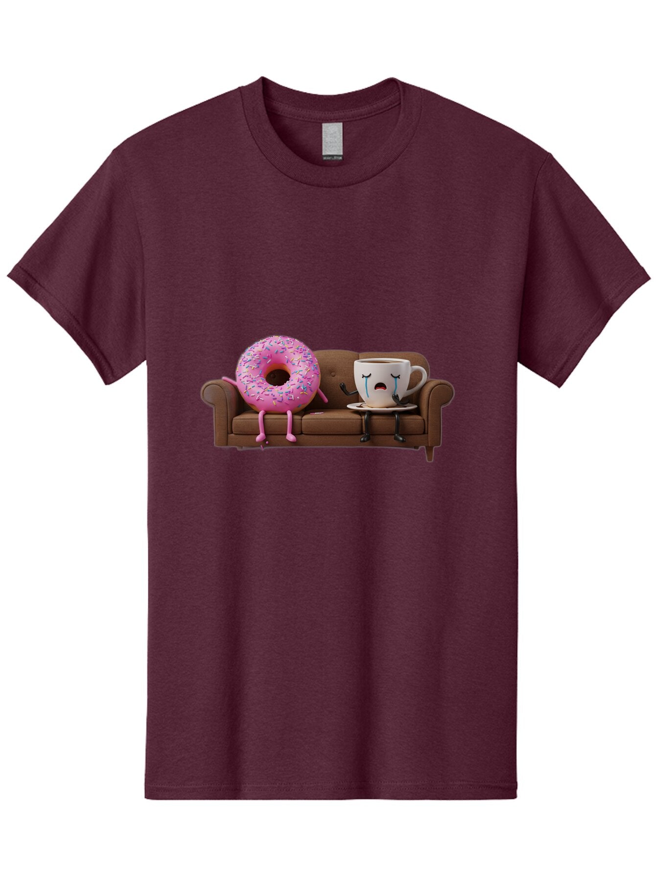 Coffee-Cup-And-Donut Men'S Graphic Tee, 100% Cotton, Comfortable Casual Summer Wear, Machine Washable, Vintage Camera, Old Camera, Antique Camera, Black Camera, Classic Photography, Photography Equipment, Nostalgic Device, Film Camera, Baq552 15