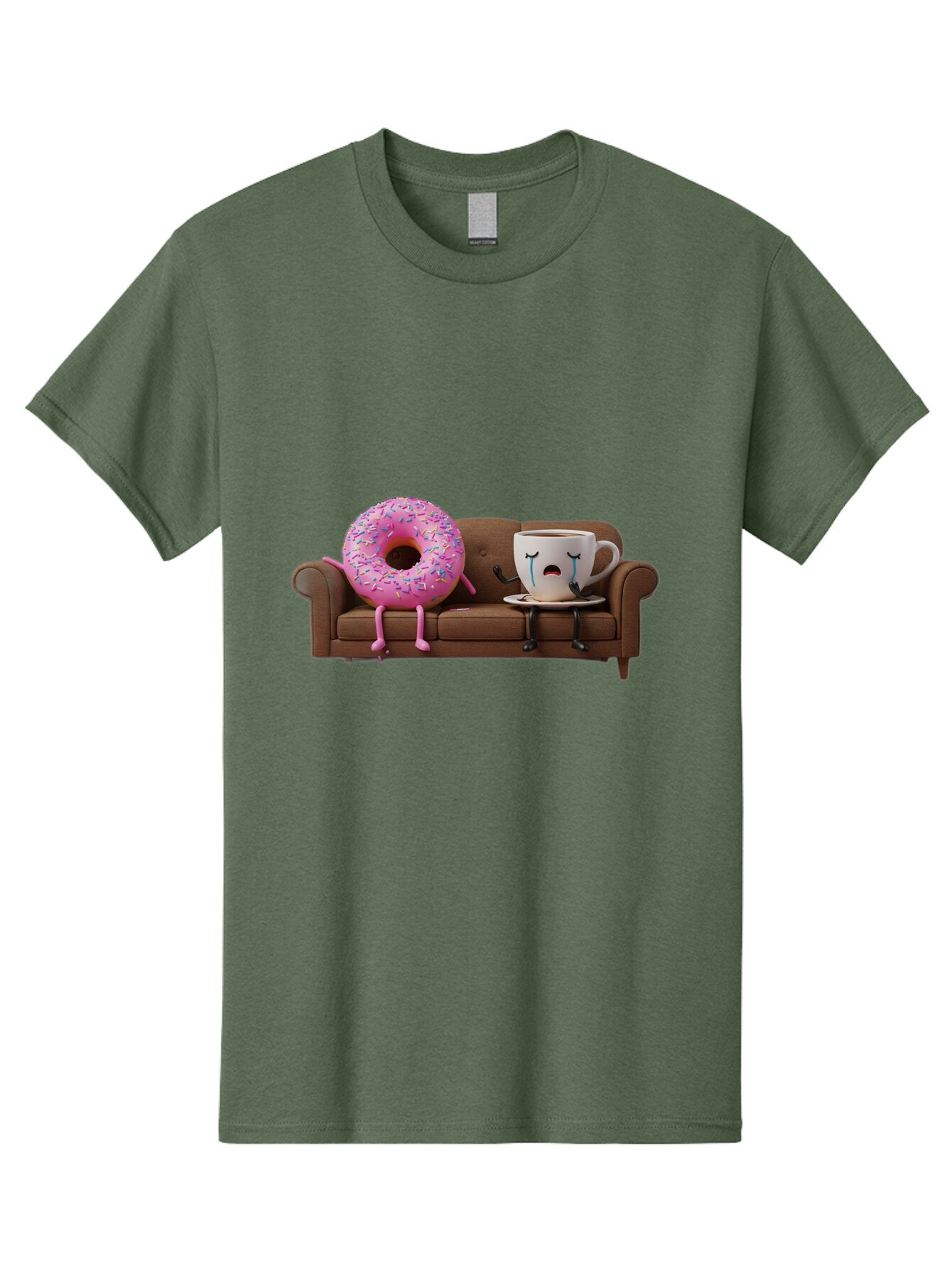 Coffee-Cup-And-Donut Men'S Graphic Tee, 100% Cotton, Comfortable Casual Summer Wear, Machine Washable, Vintage Camera, Old Camera, Antique Camera, Black Camera, Classic Photography, Photography Equipment, Nostalgic Device, Film Camera, Baq552 3