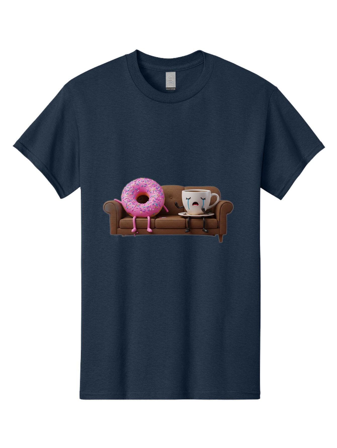 Coffee-Cup-And-Donut Men'S Graphic Tee, 100% Cotton, Comfortable Casual Summer Wear, Machine Washable, Vintage Camera, Old Camera, Antique Camera, Black Camera, Classic Photography, Photography Equipment, Nostalgic Device, Film Camera, Baq552 9