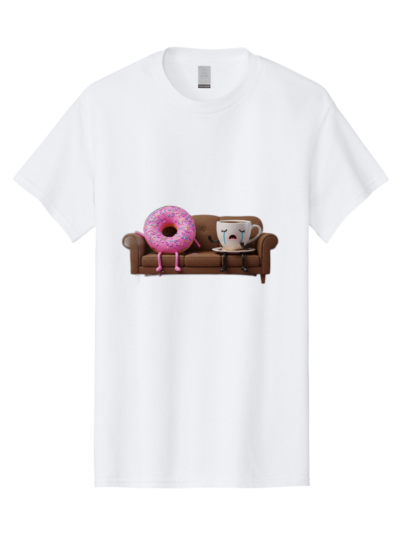Coffee-Cup-And-Donut Men'S Graphic Tee, 100% Cotton, Comfortable Casual Summer Wear, Machine Washable, Vintage Camera, Old Camera, Antique Camera, Black Camera, Classic Photography, Photography Equipment, Nostalgic Device, Film Camera, Baq552 12