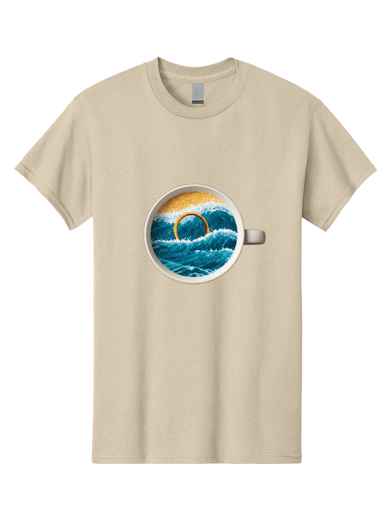Coffee-Cup-Wave Men'S Graphic Tee, 100% Cotton, Comfortable Casual Summer Wear, Machine Washable, Vintage Camera, Old Camera, Antique Camera, Black Camera, Classic Photography, Photography Equipment, Nostalgic Device, Film Camera, Camera Art Baq553 7