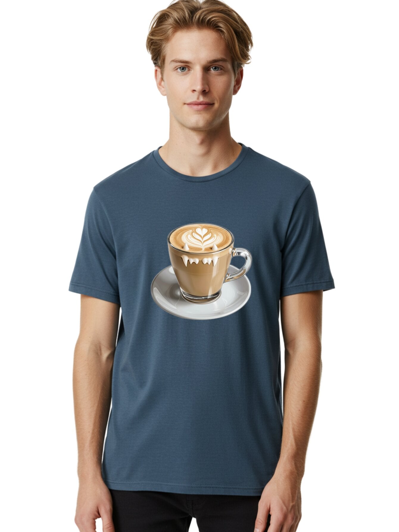 Coffee-Cup Men'S Graphic Tee, 100% Cotton, Comfortable Casual Summer Wear, Machine Washable, Vintage Camera, Old Camera, Antique Camera, Black Camera, Classic Photography, Photography Equipment, Nostalgic Device, Film Camera, Camera Art Baq554 17