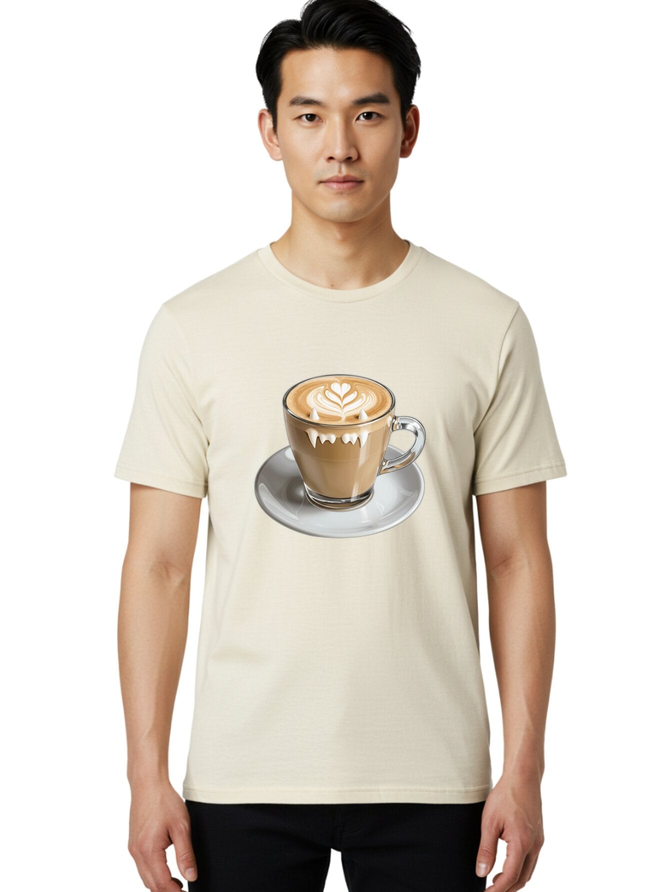 Coffee-Cup Men'S Graphic Tee, 100% Cotton, Comfortable Casual Summer Wear, Machine Washable, Vintage Camera, Old Camera, Antique Camera, Black Camera, Classic Photography, Photography Equipment, Nostalgic Device, Film Camera, Camera Art Baq554 23