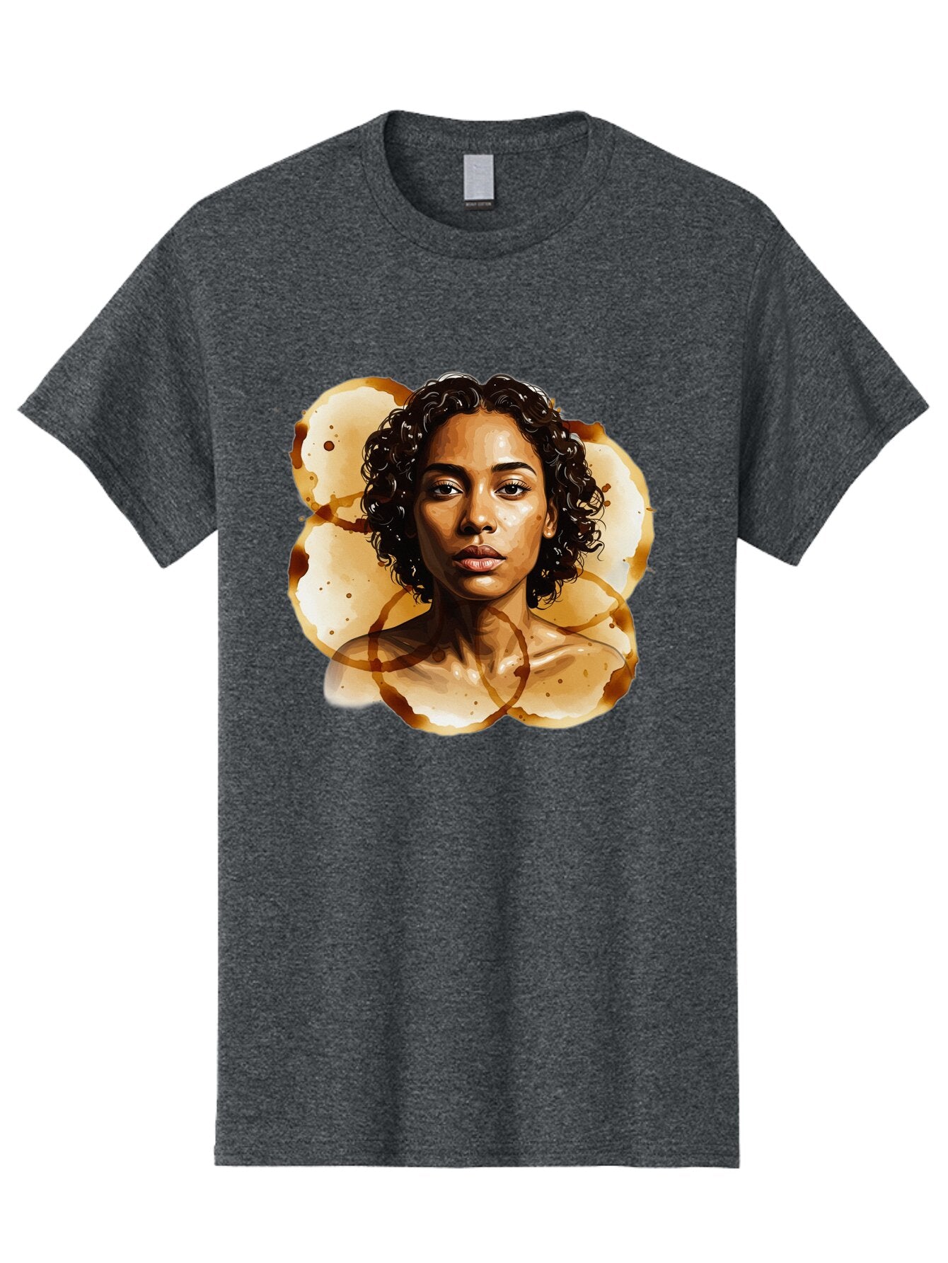 Coffee-Stain-Woman Men'S Graphic Tee, 100% Cotton, Comfortable Casual Summer Wear, Machine Washable, Vintage Camera, Old Camera, Antique Camera, Black Camera, Classic Photography, Photography Equipment, Nostalgic Device, Film Camera, Baq556 15