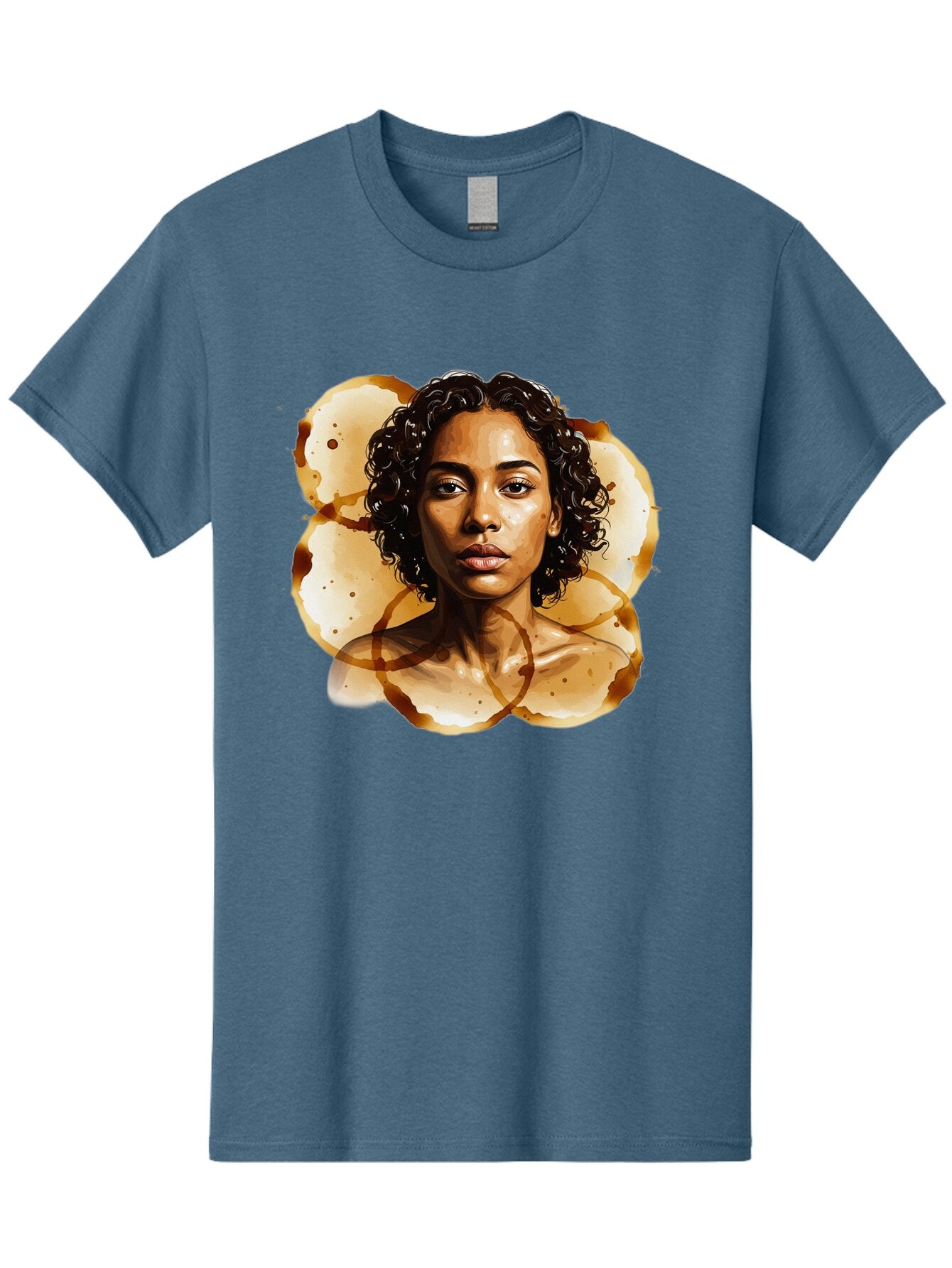 Coffee-Stain-Woman Men'S Graphic Tee, 100% Cotton, Comfortable Casual Summer Wear, Machine Washable, Vintage Camera, Old Camera, Antique Camera, Black Camera, Classic Photography, Photography Equipment, Nostalgic Device, Film Camera, Baq556 13