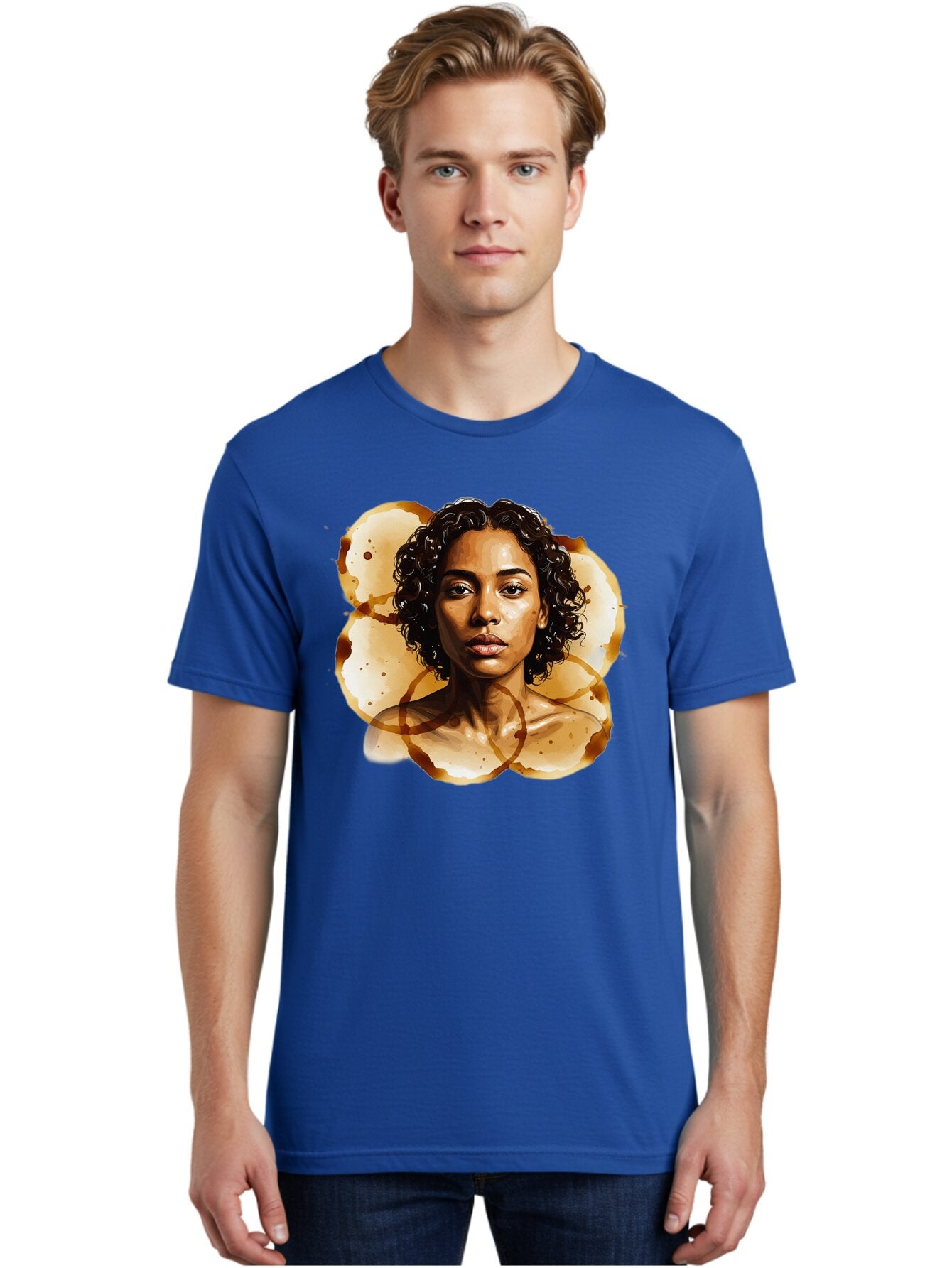 Coffee-Stain-Woman Men'S Graphic Tee, 100% Cotton, Comfortable Casual Summer Wear, Machine Washable, Vintage Camera, Old Camera, Antique Camera, Black Camera, Classic Photography, Photography Equipment, Nostalgic Device, Film Camera, Baq556 26