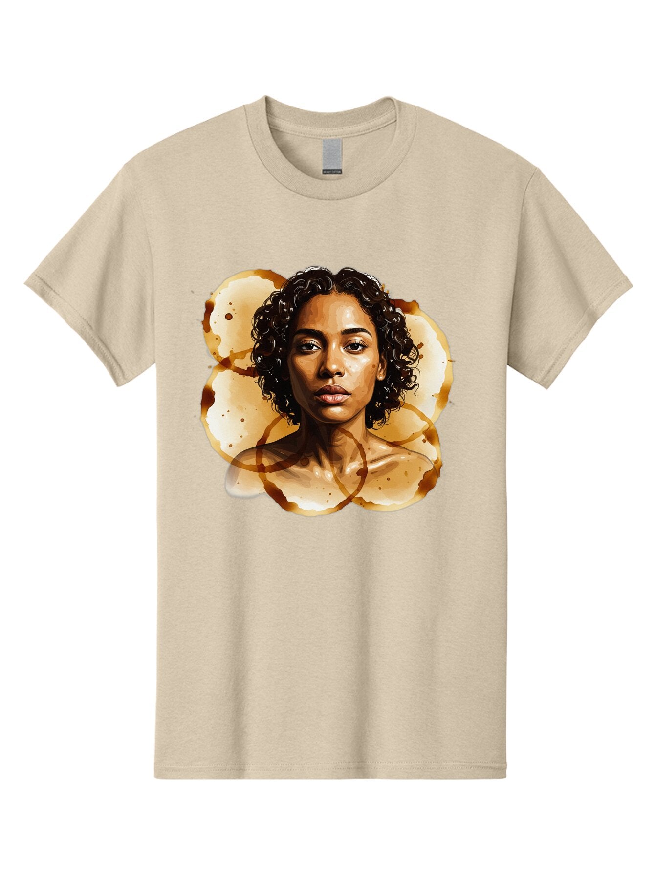 Coffee-Stain-Woman Men'S Graphic Tee, 100% Cotton, Comfortable Casual Summer Wear, Machine Washable, Vintage Camera, Old Camera, Antique Camera, Black Camera, Classic Photography, Photography Equipment, Nostalgic Device, Film Camera, Baq556 8