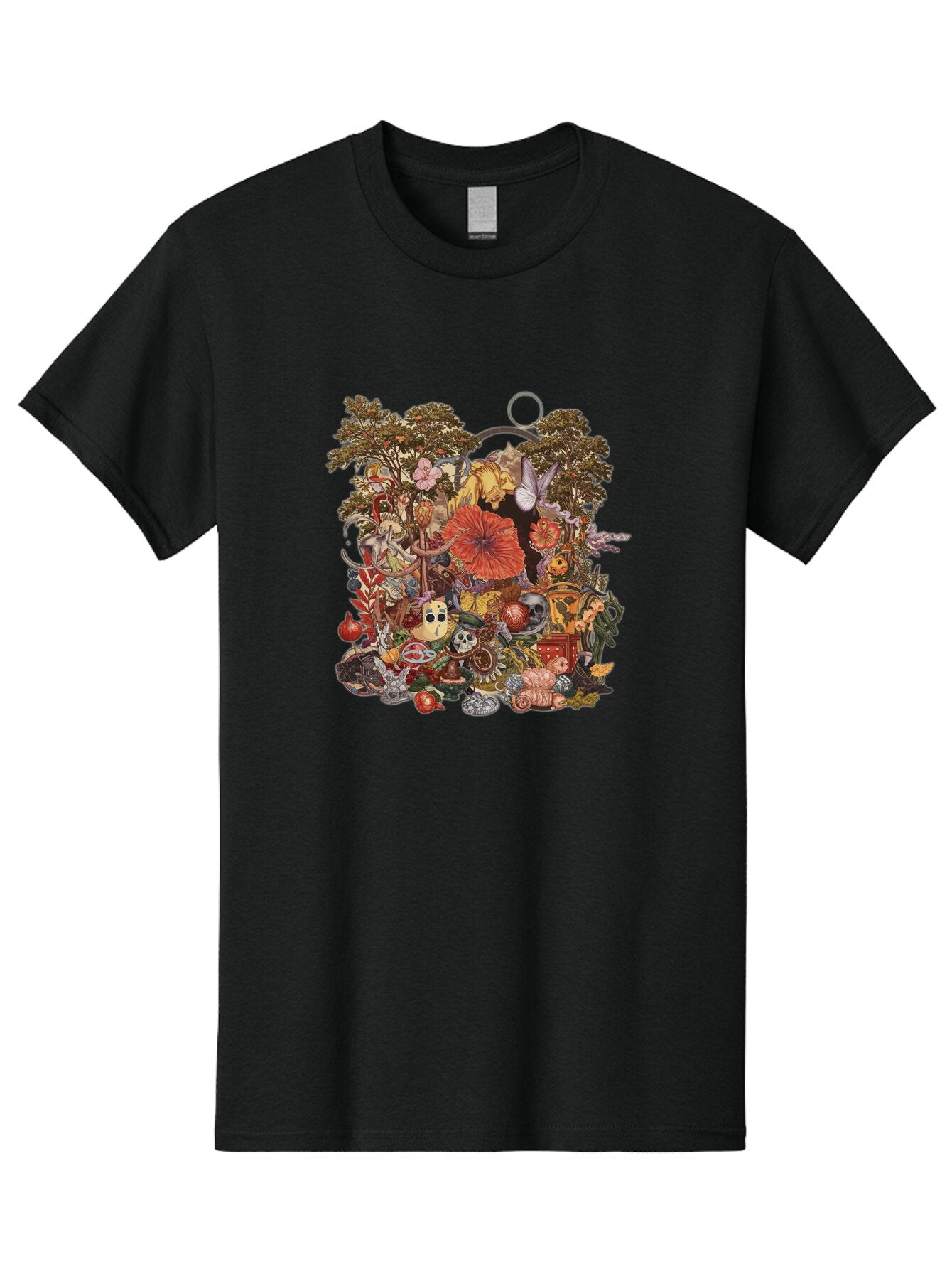 Collage-Bag Men'S Graphic Tee, 100% Cotton, Comfortable Casual Summer Wear, Machine Washable, Vintage Camera, Old Camera, Antique Camera, Black Camera, Classic Photography, Photography Equipment, Nostalgic Device, Film Camera, Camera Art Baq558 6