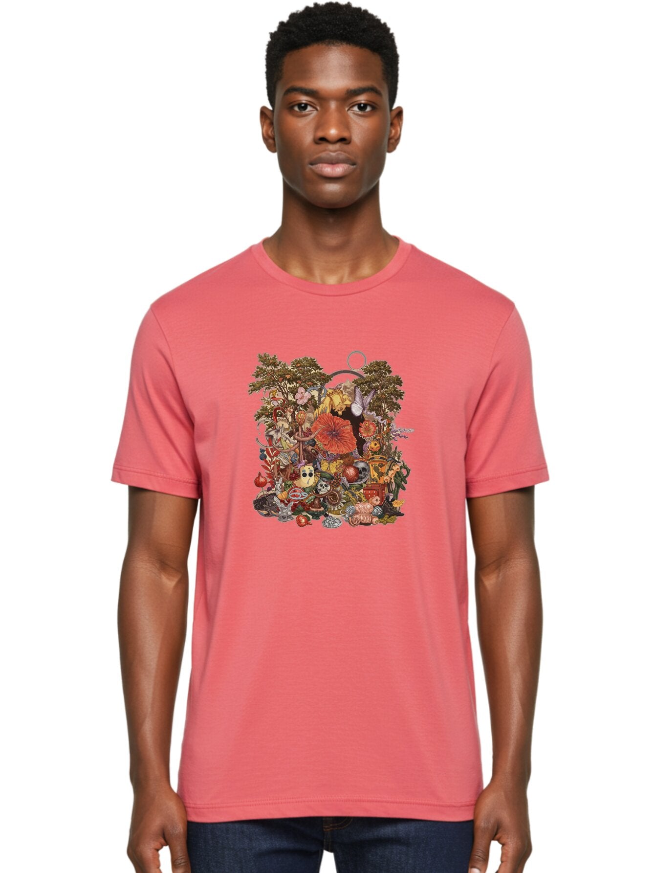 Collage-Bag Men'S Graphic Tee, 100% Cotton, Comfortable Casual Summer Wear, Machine Washable, Vintage Camera, Old Camera, Antique Camera, Black Camera, Classic Photography, Photography Equipment, Nostalgic Device, Film Camera, Camera Art Baq558 19