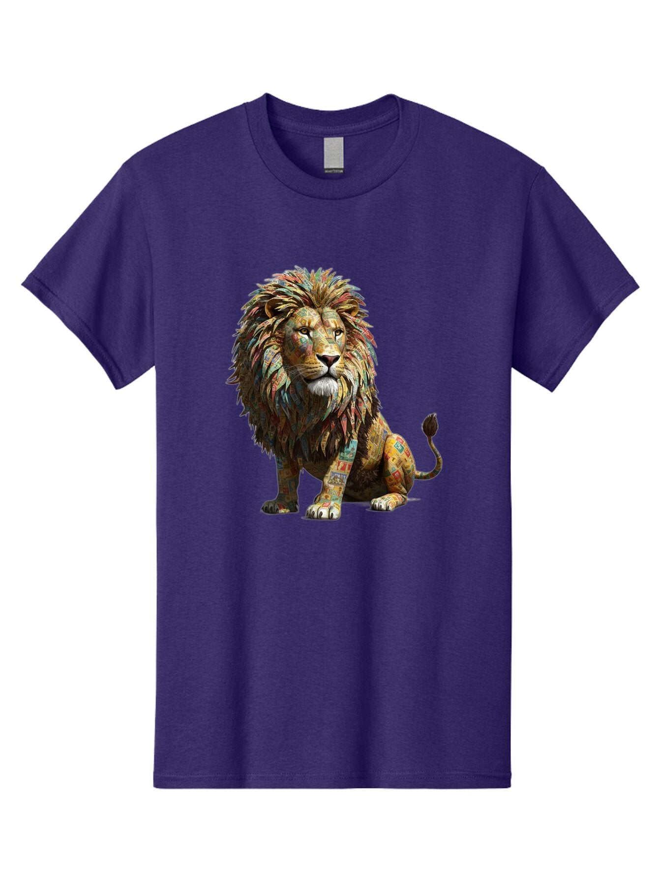 Collage-Lion Men'S Graphic Tee, 100% Cotton, Comfortable Casual Summer Wear, Machine Washable, Vintage Camera, Old Camera, Antique Camera, Black Camera, Classic Photography, Photography Equipment, Nostalgic Device, Film Camera, Camera Art Baq559 13