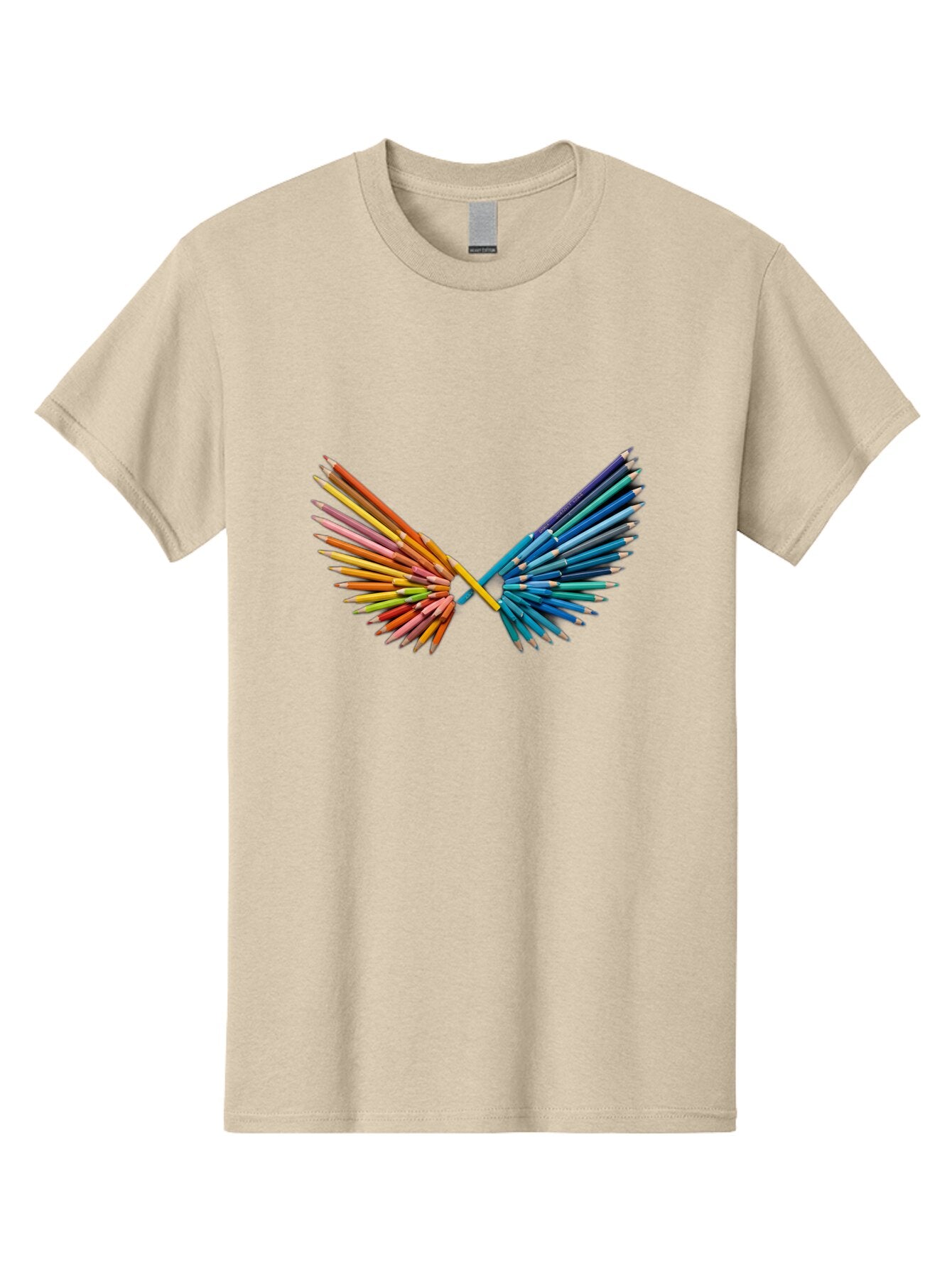 Color-Pencils-Wings Men'S Graphic Tee, 100% Cotton, Comfortable Casual Summer Wear, Machine Washable, Vintage Camera, Old Camera, Antique Camera, Black Camera, Classic Photography, Photography Equipment, Nostalgic Device, Film Camera, Baq560 1