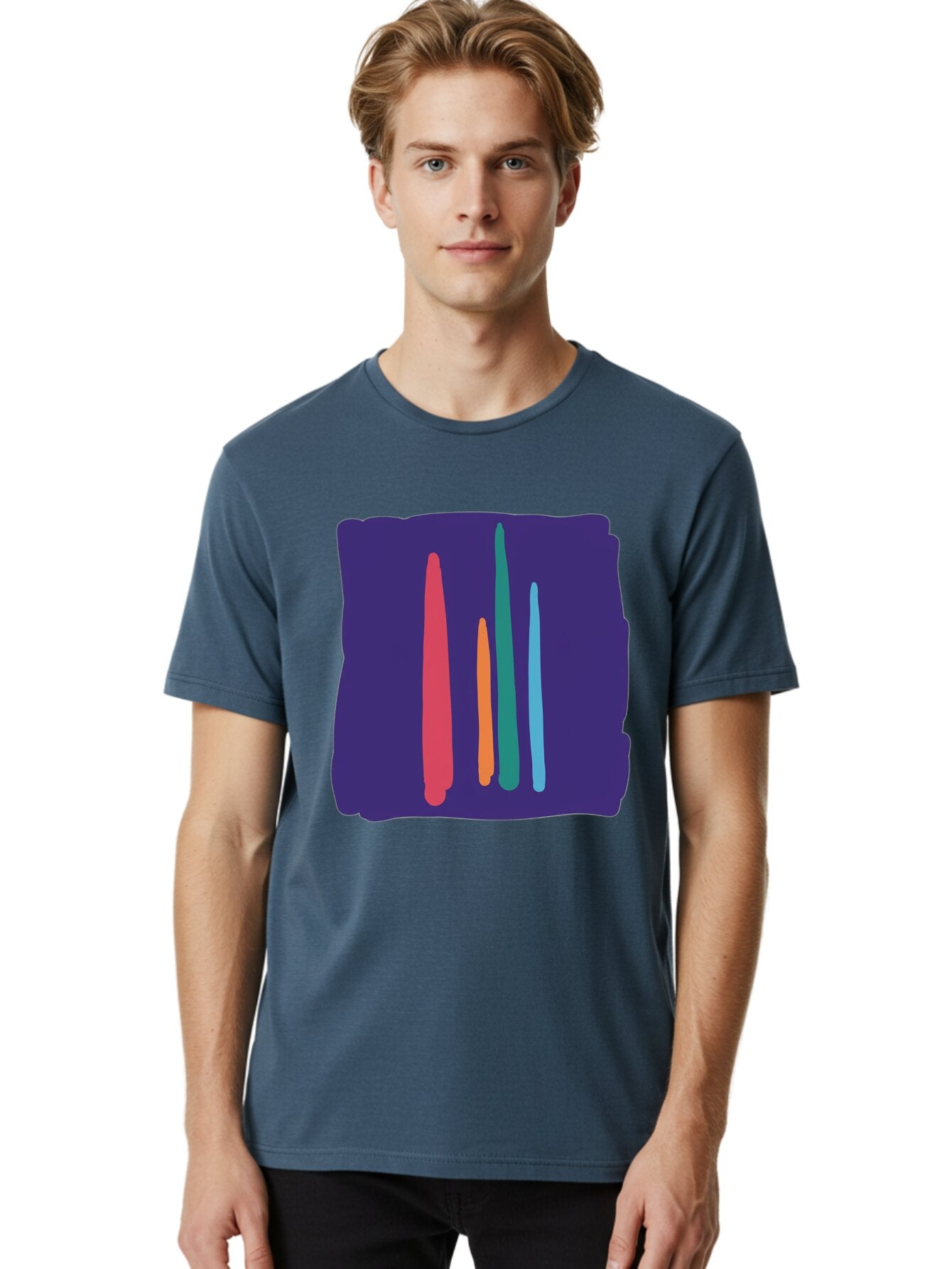 Colorful-Brushstrokes Men'S Graphic Tee, 100% Cotton, Comfortable Casual Summer Wear, Machine Washable, Vintage Camera, Old Camera, Antique Camera, Black Camera, Classic Photography, Photography Equipment, Nostalgic Device, Film Camera, Baq563 20