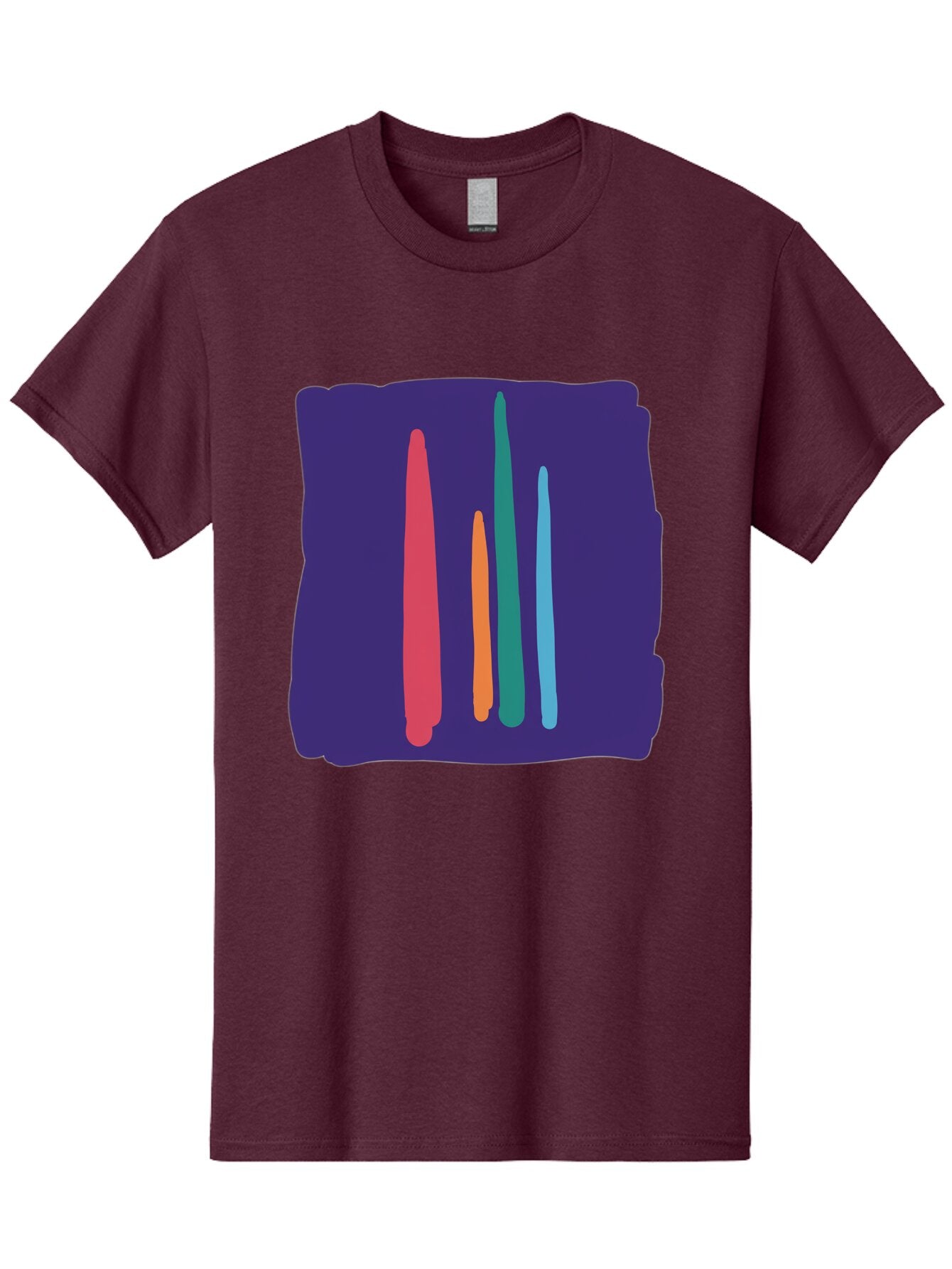 Colorful-Brushstrokes Men'S Graphic Tee, 100% Cotton, Comfortable Casual Summer Wear, Machine Washable, Vintage Camera, Old Camera, Antique Camera, Black Camera, Classic Photography, Photography Equipment, Nostalgic Device, Film Camera, Baq563 6