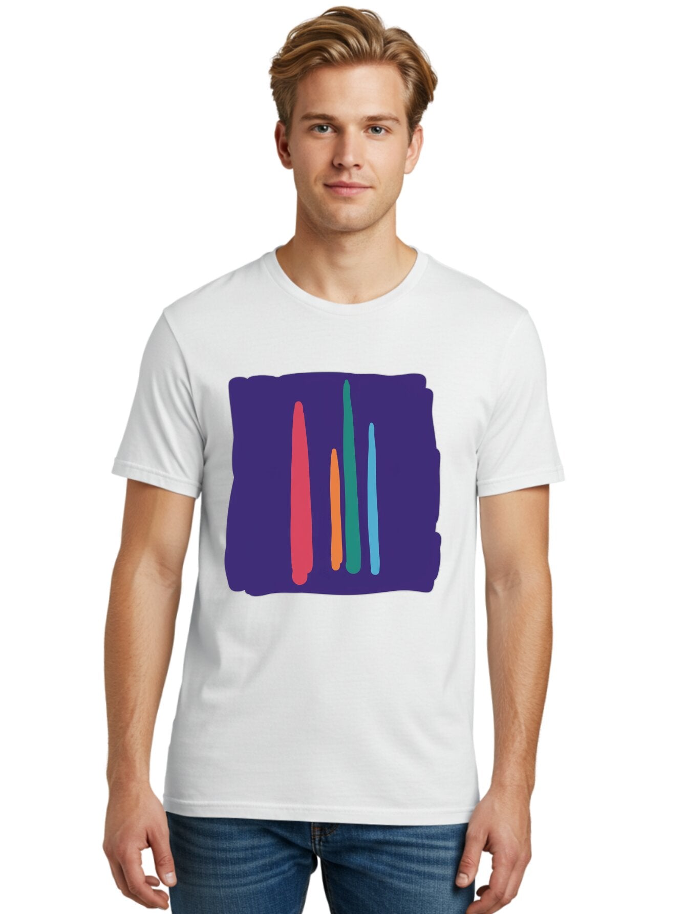 Colorful-Brushstrokes Men'S Graphic Tee, 100% Cotton, Comfortable Casual Summer Wear, Machine Washable, Vintage Camera, Old Camera, Antique Camera, Black Camera, Classic Photography, Photography Equipment, Nostalgic Device, Film Camera, Baq563 21