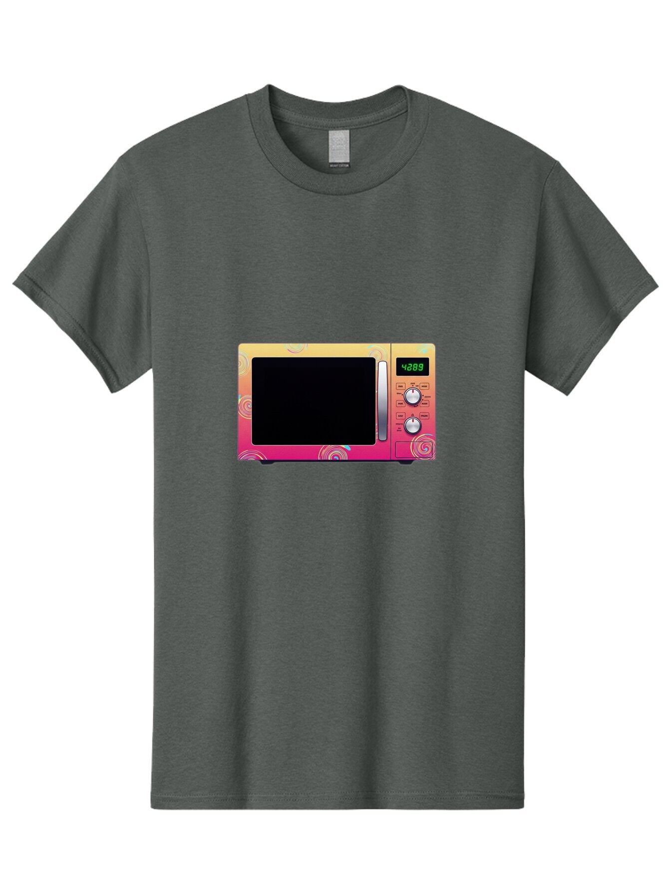Colorful-Microwave-4-28-8 Men'S Graphic Tee, 100% Cotton, Comfortable Casual Summer Wear, Machine Washable, Vintage Camera, Old Camera, Antique Camera, Black Camera, Classic Photography, Photography Equipment, Nostalgic Device, Film Camera, Baq566 10