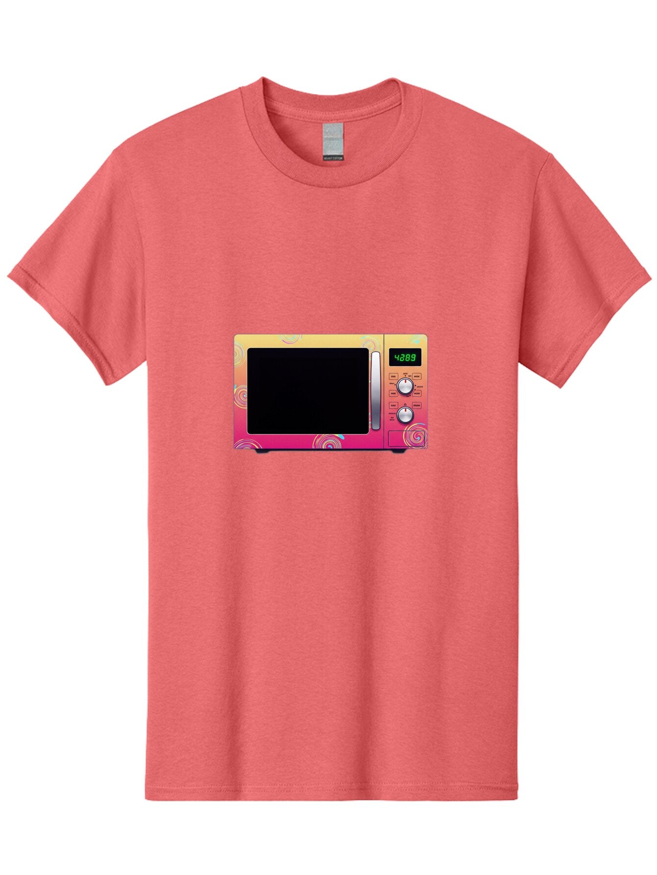 Colorful-Microwave-4-28-8 Men'S Graphic Tee, 100% Cotton, Comfortable Casual Summer Wear, Machine Washable, Vintage Camera, Old Camera, Antique Camera, Black Camera, Classic Photography, Photography Equipment, Nostalgic Device, Film Camera, Baq566 11