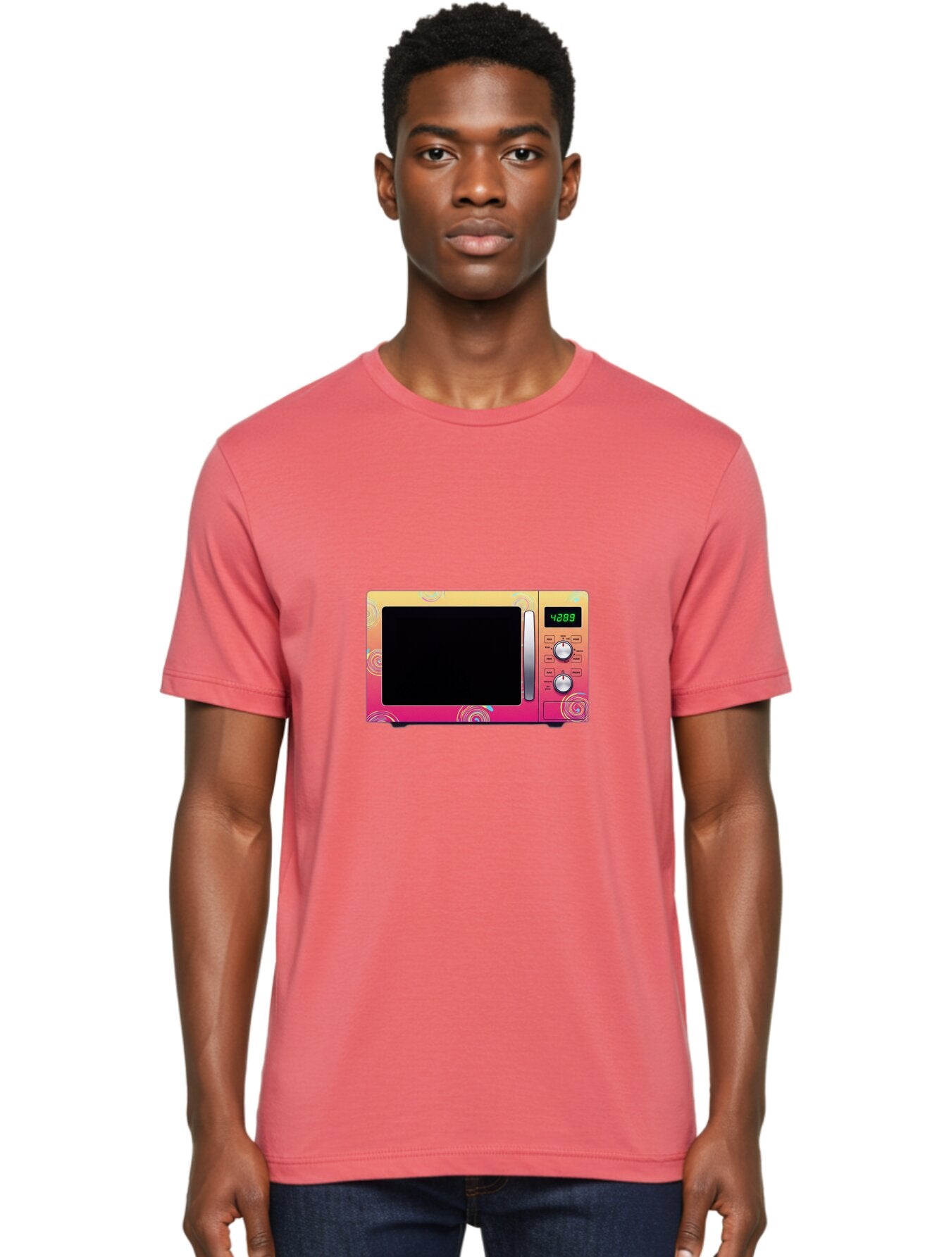 Colorful-Microwave-4-28-8 Men'S Graphic Tee, 100% Cotton, Comfortable Casual Summer Wear, Machine Washable, Vintage Camera, Old Camera, Antique Camera, Black Camera, Classic Photography, Photography Equipment, Nostalgic Device, Film Camera, Baq566 27