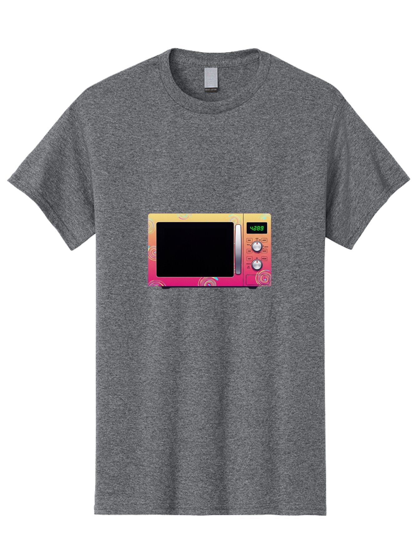 Colorful-Microwave-4-28-8 Men'S Graphic Tee, 100% Cotton, Comfortable Casual Summer Wear, Machine Washable, Vintage Camera, Old Camera, Antique Camera, Black Camera, Classic Photography, Photography Equipment, Nostalgic Device, Film Camera, Baq566 6