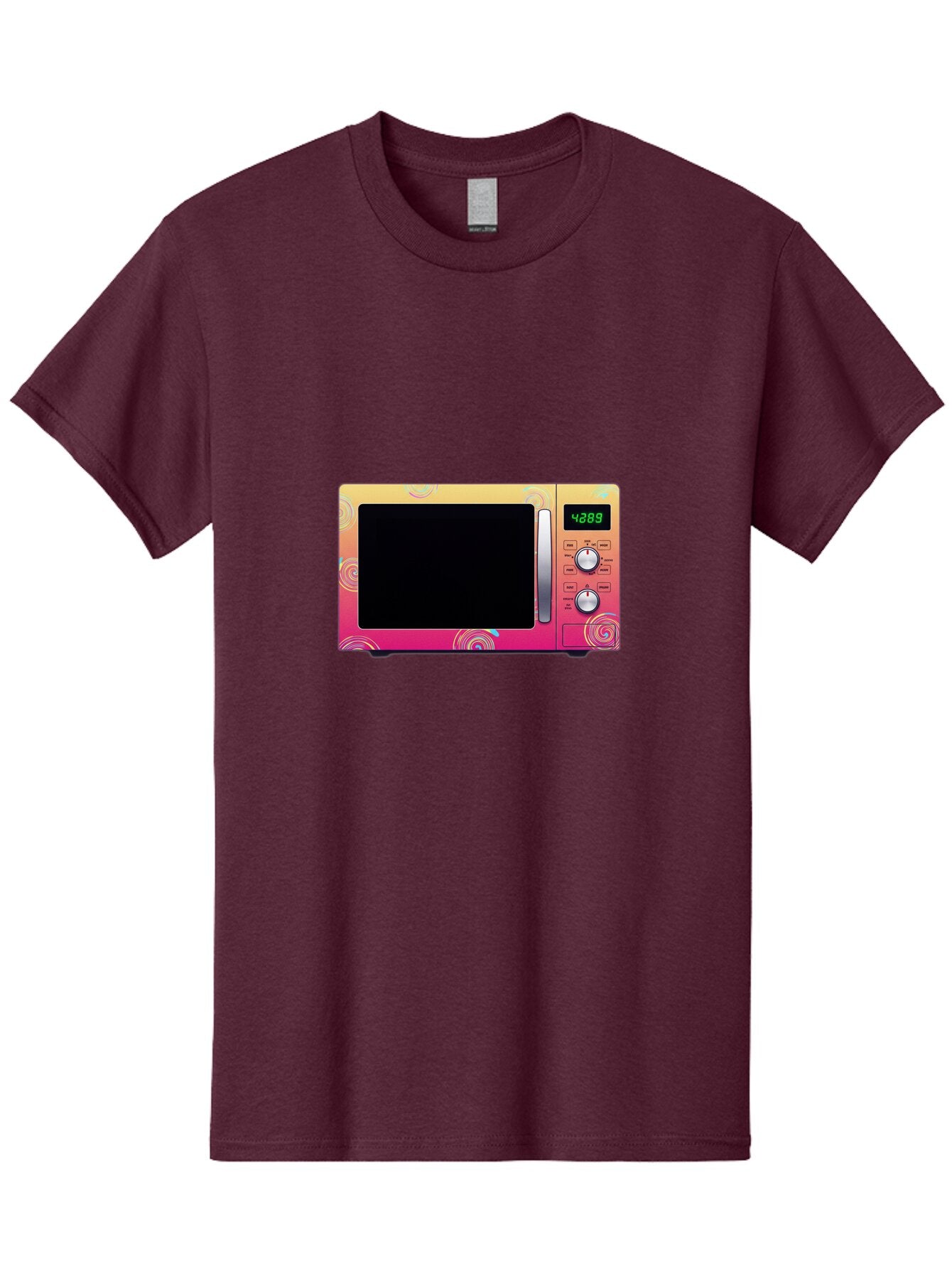 Colorful-Microwave-4-28-8 Men'S Graphic Tee, 100% Cotton, Comfortable Casual Summer Wear, Machine Washable, Vintage Camera, Old Camera, Antique Camera, Black Camera, Classic Photography, Photography Equipment, Nostalgic Device, Film Camera, Baq566 1