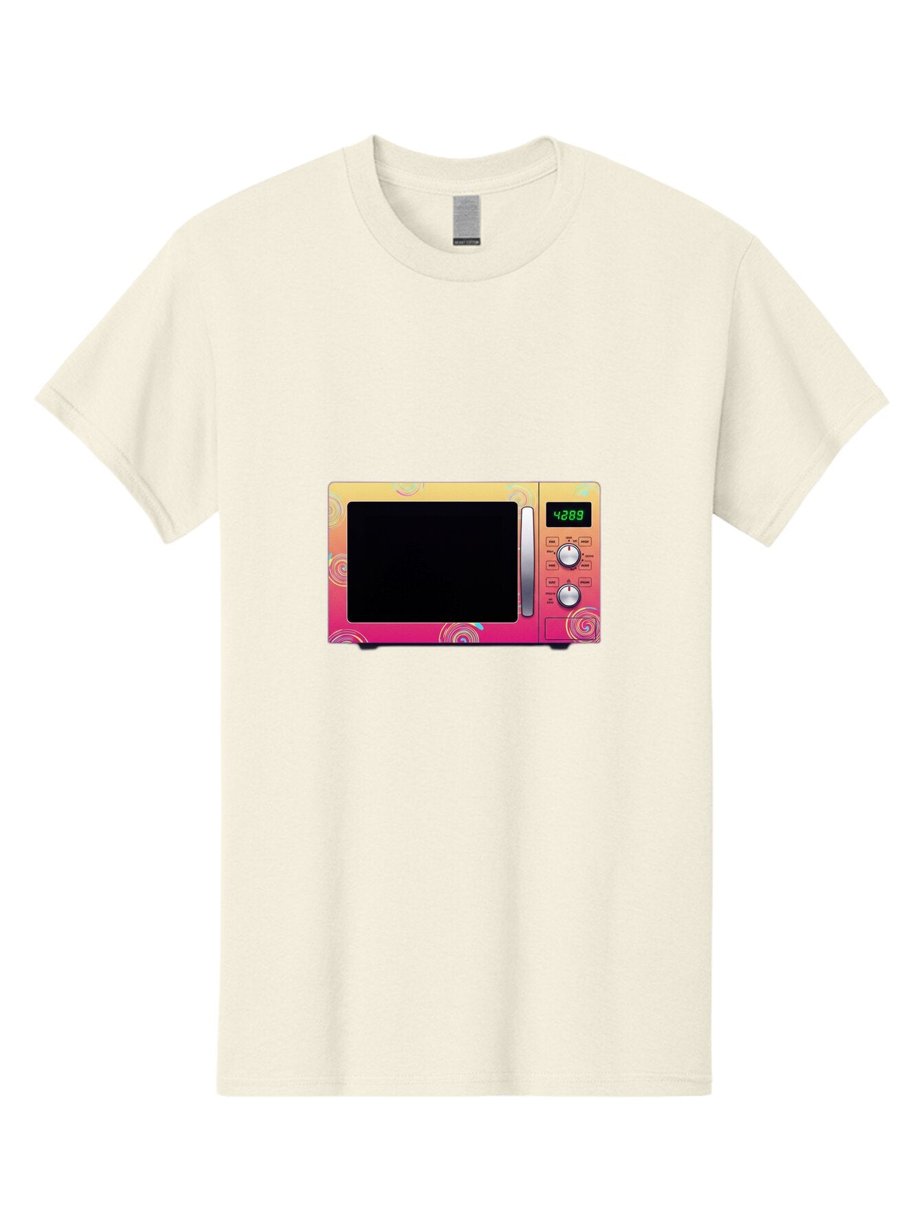 Colorful-Microwave-4-28-8 Men'S Graphic Tee, 100% Cotton, Comfortable Casual Summer Wear, Machine Washable, Vintage Camera, Old Camera, Antique Camera, Black Camera, Classic Photography, Photography Equipment, Nostalgic Device, Film Camera, Baq566 5