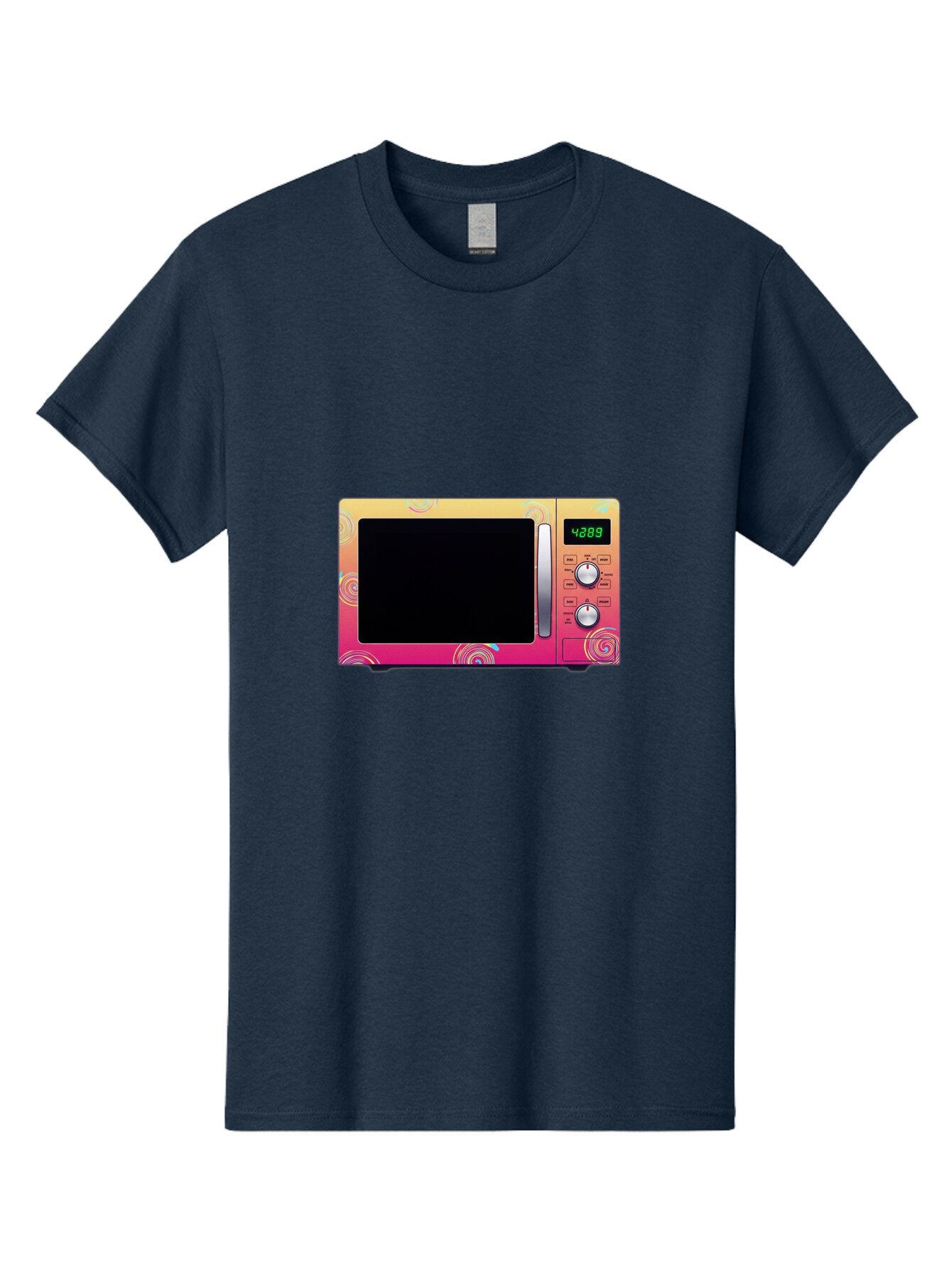 Colorful-Microwave-4-28-8 Men'S Graphic Tee, 100% Cotton, Comfortable Casual Summer Wear, Machine Washable, Vintage Camera, Old Camera, Antique Camera, Black Camera, Classic Photography, Photography Equipment, Nostalgic Device, Film Camera, Baq566 8