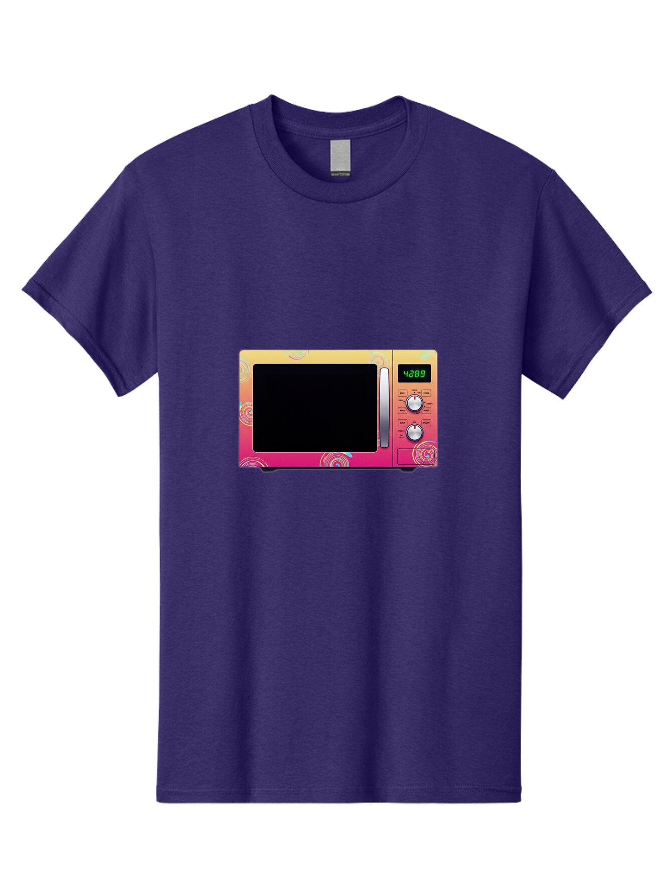Colorful-Microwave-4-28-8 Men'S Graphic Tee, 100% Cotton, Comfortable Casual Summer Wear, Machine Washable, Vintage Camera, Old Camera, Antique Camera, Black Camera, Classic Photography, Photography Equipment, Nostalgic Device, Film Camera, Baq566 12