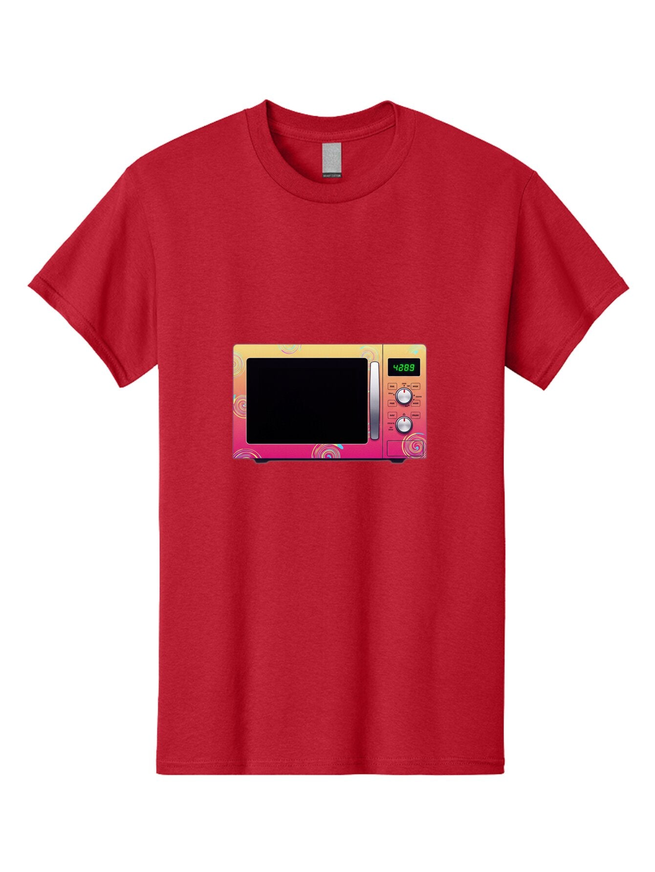 Colorful-Microwave-4-28-8 Men'S Graphic Tee, 100% Cotton, Comfortable Casual Summer Wear, Machine Washable, Vintage Camera, Old Camera, Antique Camera, Black Camera, Classic Photography, Photography Equipment, Nostalgic Device, Film Camera, Baq566 4
