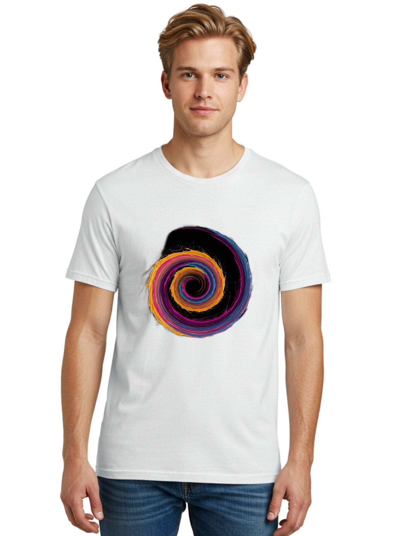 Colorful-Spiral Men'S Graphic Tee, 100% Cotton, Comfortable Casual Summer Wear, Machine Washable, Vintage Camera, Old Camera, Antique Camera, Black Camera, Classic Photography, Photography Equipment, Nostalgic Device, Film Camera, Camera Art Baq570 19