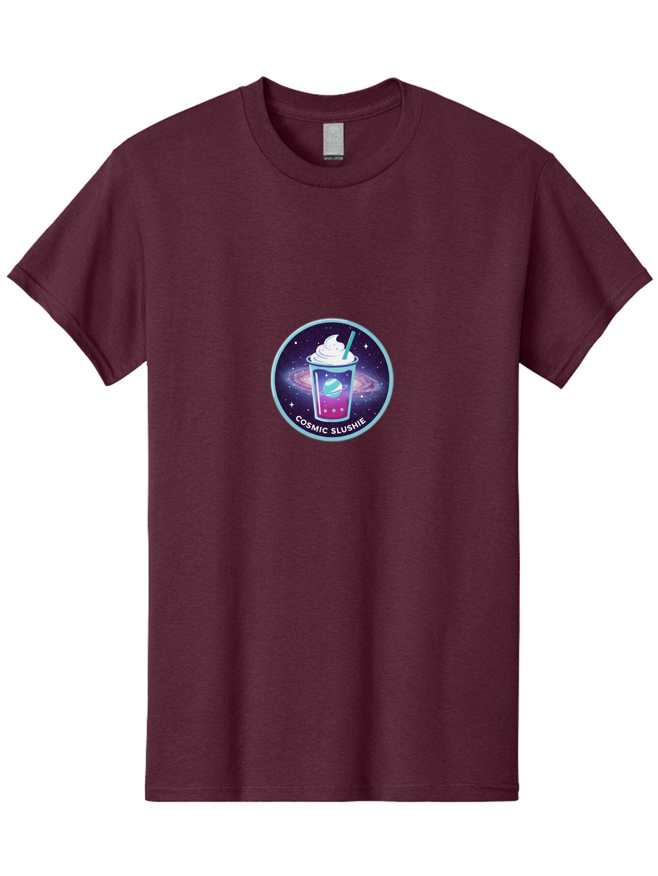 Cosmic-Slushie-1 Men'S Graphic Tee, 100% Cotton, Comfortable Casual Summer Wear, Machine Washable, Vintage Camera, Old Camera, Antique Camera, Black Camera, Classic Photography, Photography Equipment, Nostalgic Device, Film Camera, Camera Art Baq584 4