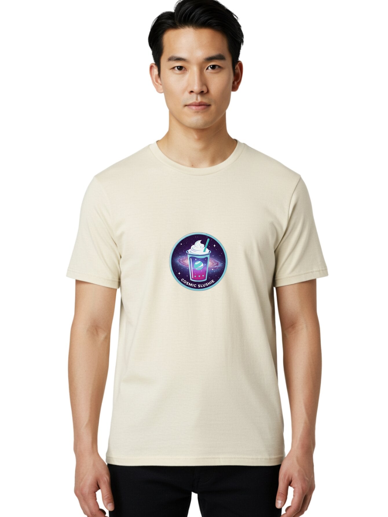 Cosmic-Slushie-1 Men'S Graphic Tee, 100% Cotton, Comfortable Casual Summer Wear, Machine Washable, Vintage Camera, Old Camera, Antique Camera, Black Camera, Classic Photography, Photography Equipment, Nostalgic Device, Film Camera, Camera Art Baq584 21