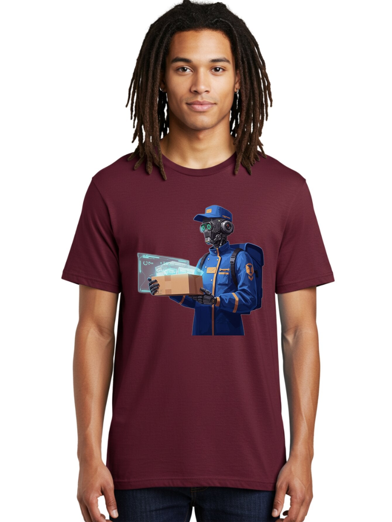 Courier-Delivery-Robot Men'S Graphic Tee, 100% Cotton, Comfortable Casual Summer Wear, Machine Washable, Vintage Camera, Old Camera, Antique Camera, Black Camera, Classic Photography, Photography Equipment, Nostalgic Device, Film Camera, Baq587 25