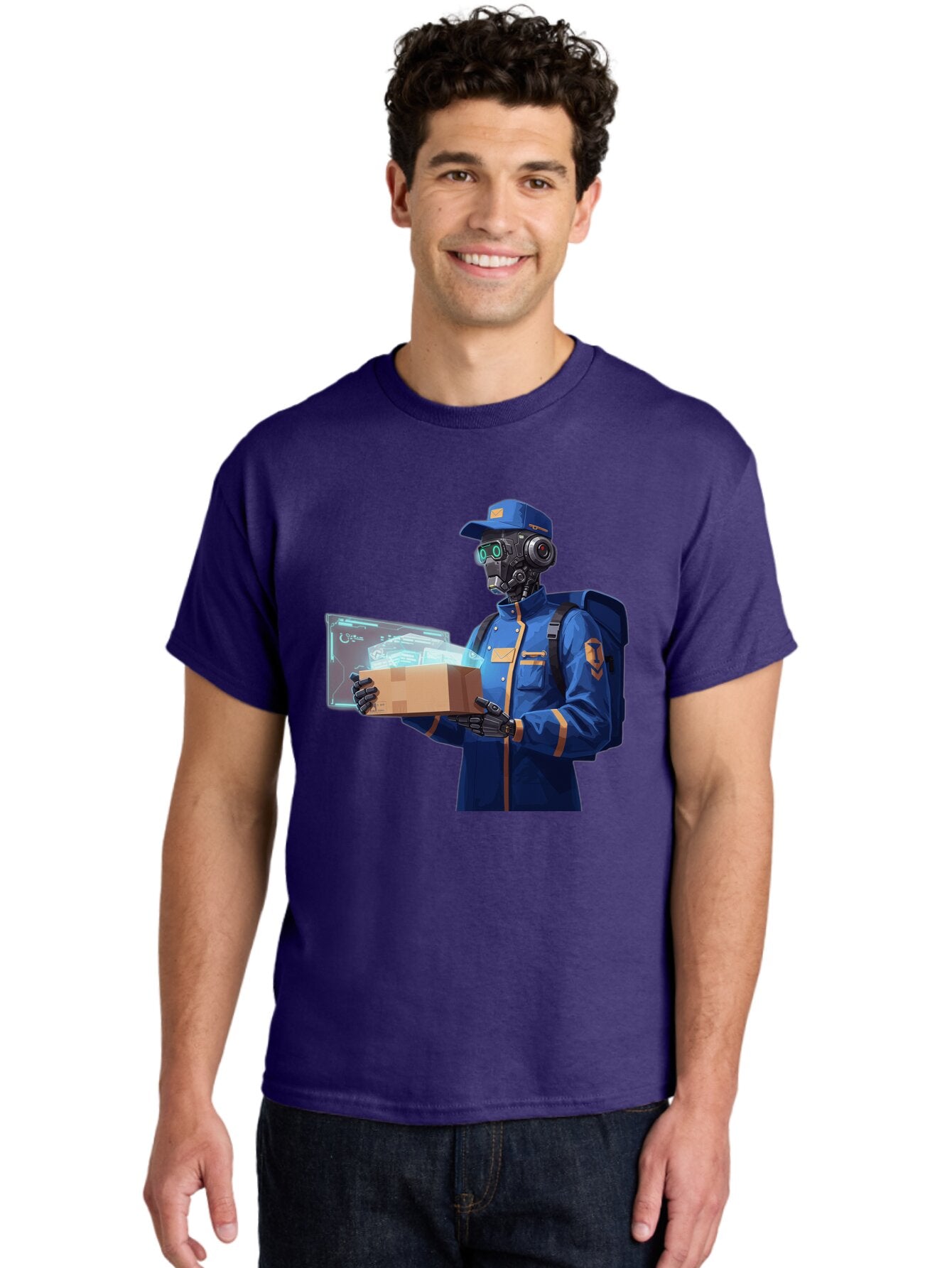 Courier-Delivery-Robot Men'S Graphic Tee, 100% Cotton, Comfortable Casual Summer Wear, Machine Washable, Vintage Camera, Old Camera, Antique Camera, Black Camera, Classic Photography, Photography Equipment, Nostalgic Device, Film Camera, Baq587 18