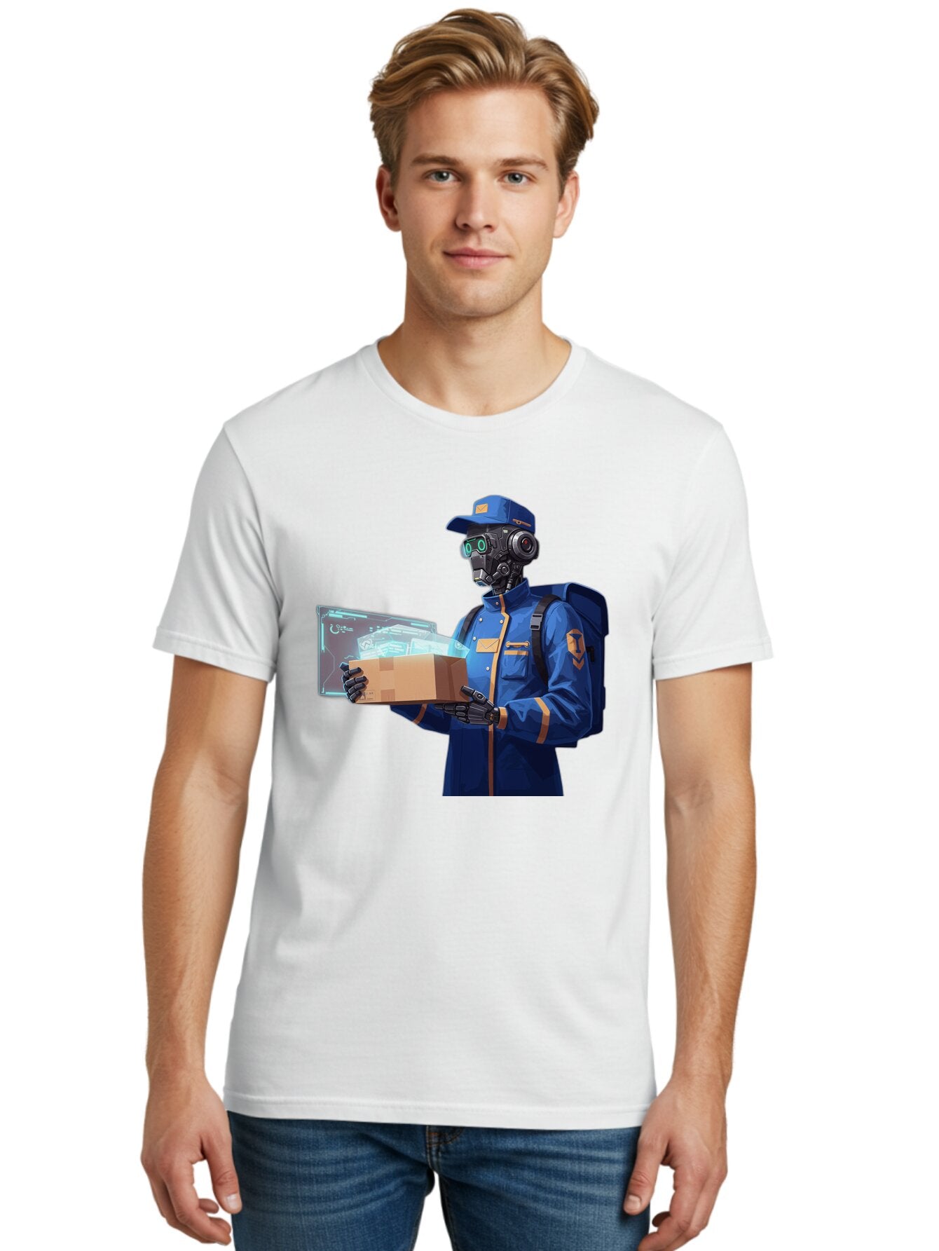 Courier-Delivery-Robot Men'S Graphic Tee, 100% Cotton, Comfortable Casual Summer Wear, Machine Washable, Vintage Camera, Old Camera, Antique Camera, Black Camera, Classic Photography, Photography Equipment, Nostalgic Device, Film Camera, Baq587 27