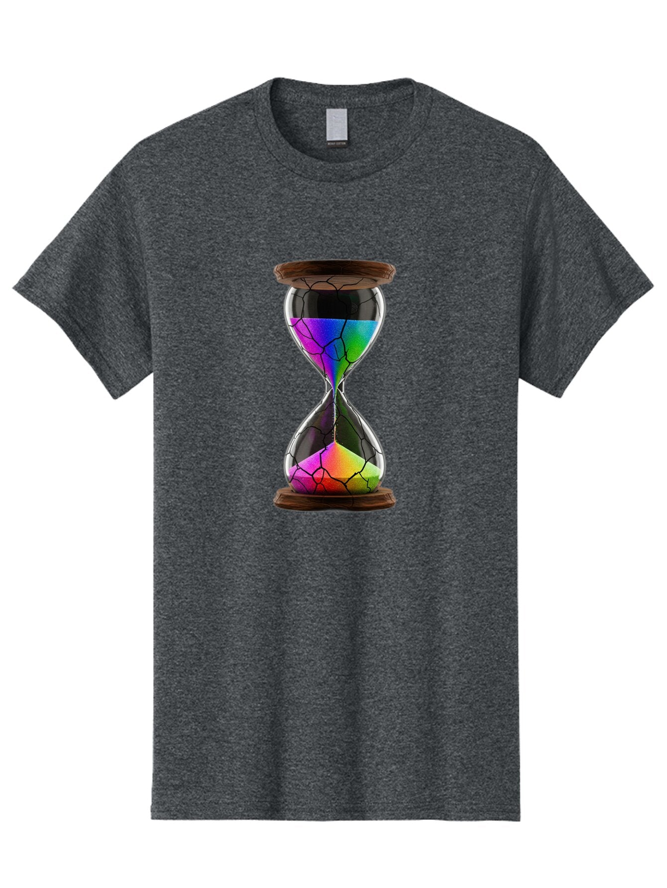 Cracked-Hourglass Men'S Graphic Tee, 100% Cotton, Comfortable Casual Summer Wear, Machine Washable, Vintage Camera, Old Camera, Antique Camera, Black Camera, Classic Photography, Photography Equipment, Nostalgic Device, Film Camera, Camera Art Baq588 4