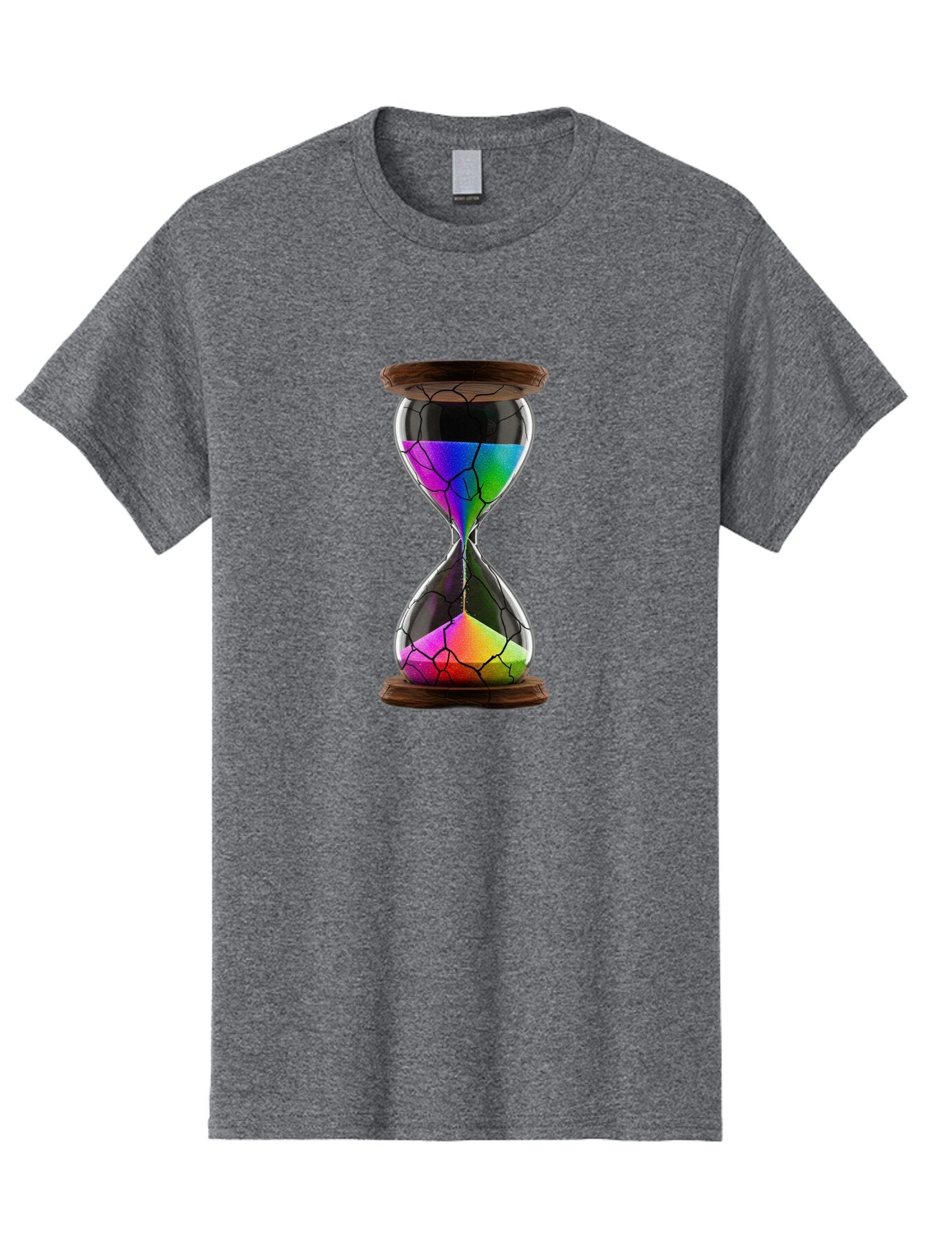 Cracked-Hourglass Men'S Graphic Tee, 100% Cotton, Comfortable Casual Summer Wear, Machine Washable, Vintage Camera, Old Camera, Antique Camera, Black Camera, Classic Photography, Photography Equipment, Nostalgic Device, Film Camera, Camera Art Baq588 7