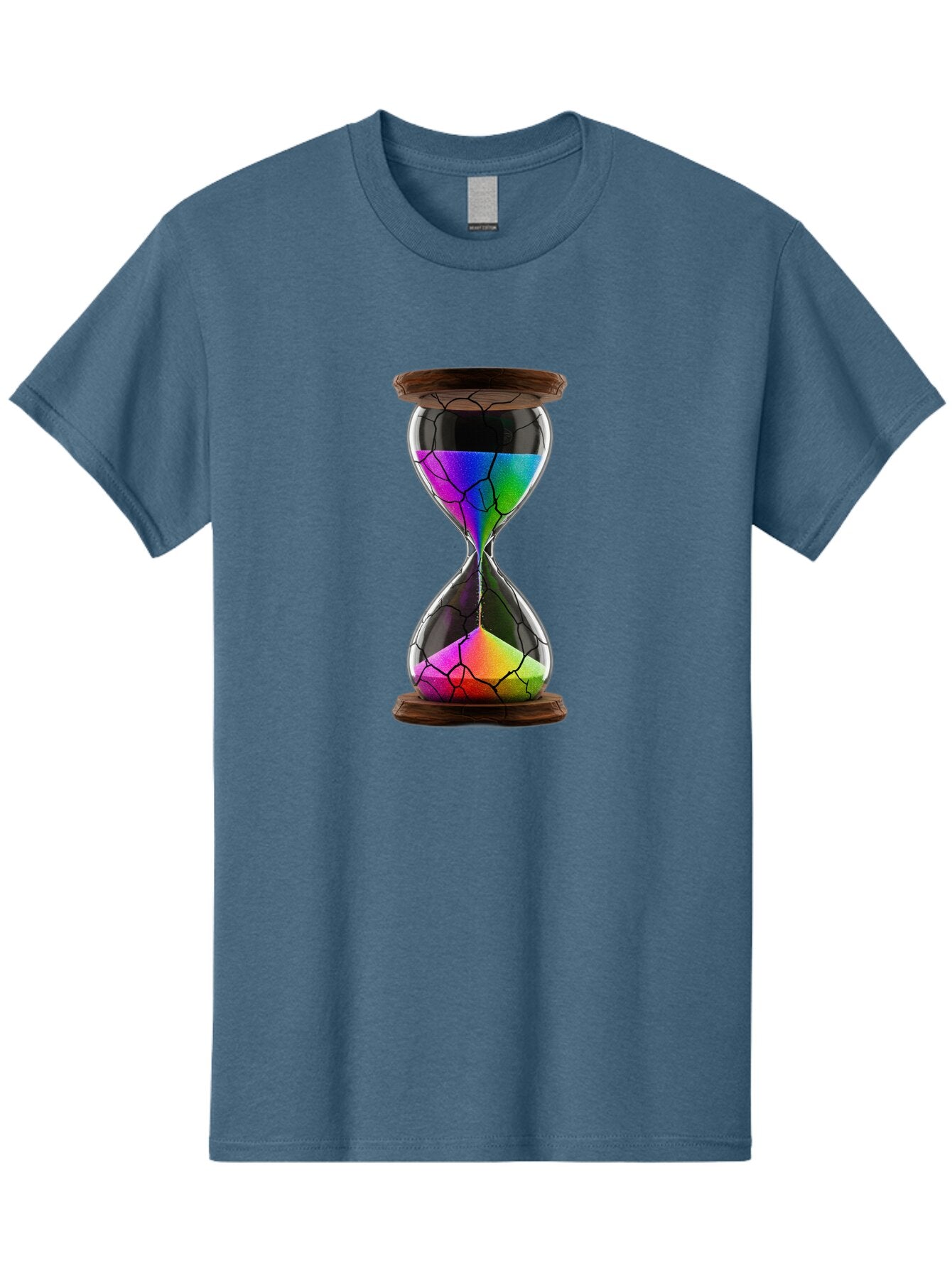Cracked-Hourglass Men'S Graphic Tee, 100% Cotton, Comfortable Casual Summer Wear, Machine Washable, Vintage Camera, Old Camera, Antique Camera, Black Camera, Classic Photography, Photography Equipment, Nostalgic Device, Film Camera, Camera Art Baq588 13