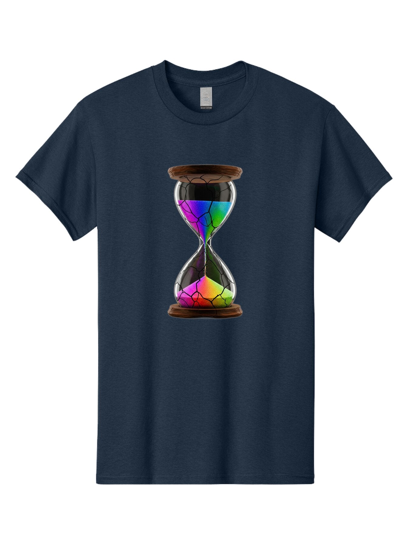 Cracked-Hourglass Men'S Graphic Tee, 100% Cotton, Comfortable Casual Summer Wear, Machine Washable, Vintage Camera, Old Camera, Antique Camera, Black Camera, Classic Photography, Photography Equipment, Nostalgic Device, Film Camera, Camera Art Baq588 5