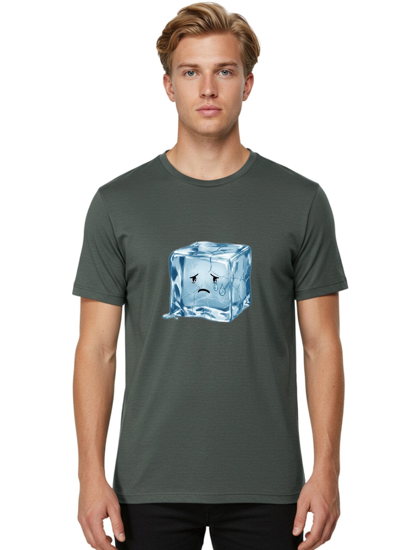 Cracked-Ice-Cube Men'S Graphic Tee, 100% Cotton, Comfortable Casual Summer Wear, Machine Washable, Vintage Camera, Old Camera, Antique Camera, Black Camera, Classic Photography, Photography Equipment, Nostalgic Device, Film Camera, Camera Art Baq589 26