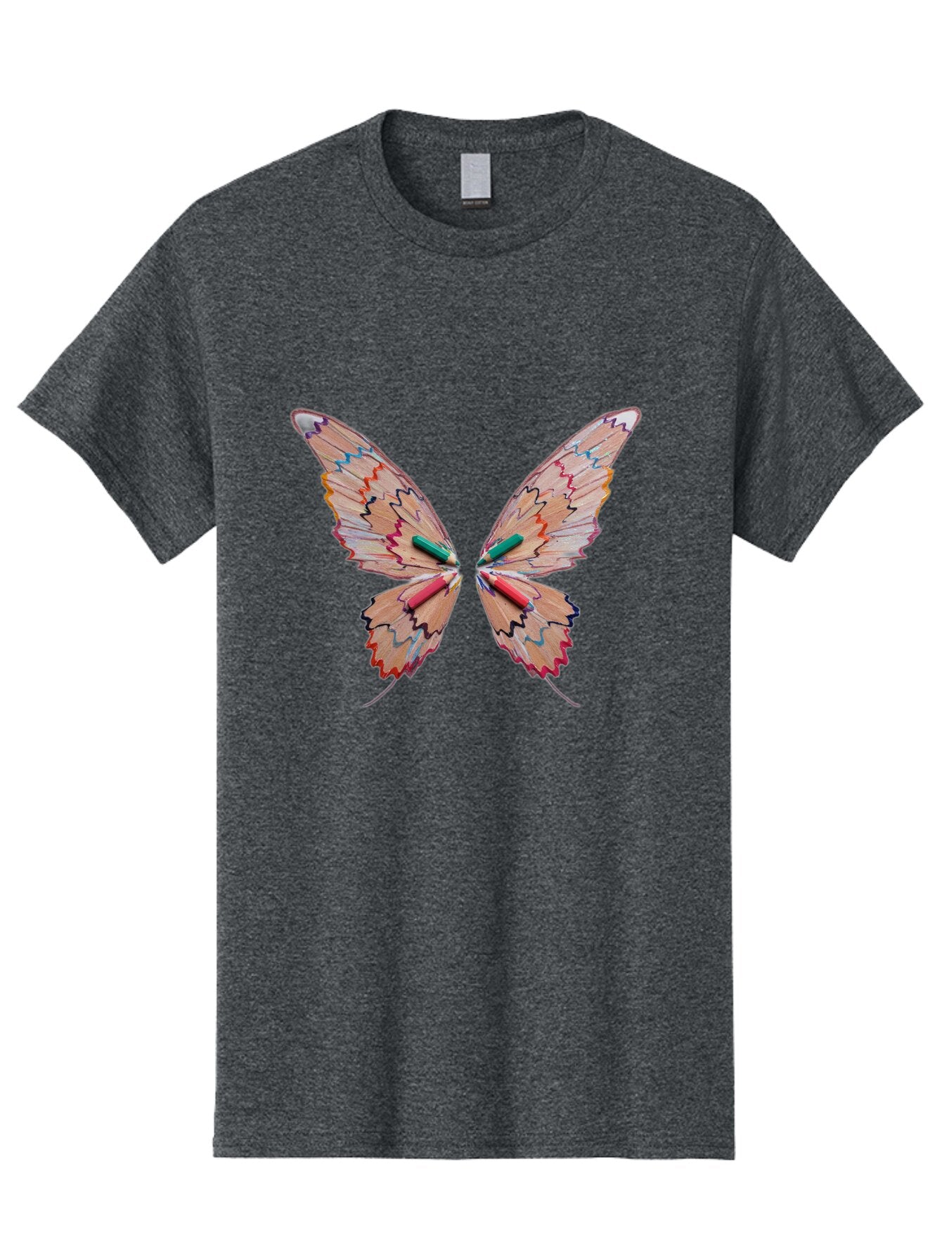 Crayon-Butterfly Men'S Graphic Tee, 100% Cotton, Comfortable Casual Summer Wear, Machine Washable, Vintage Camera, Old Camera, Antique Camera, Black Camera, Classic Photography, Photography Equipment, Nostalgic Device, Film Camera, Camera Art Baq592 1