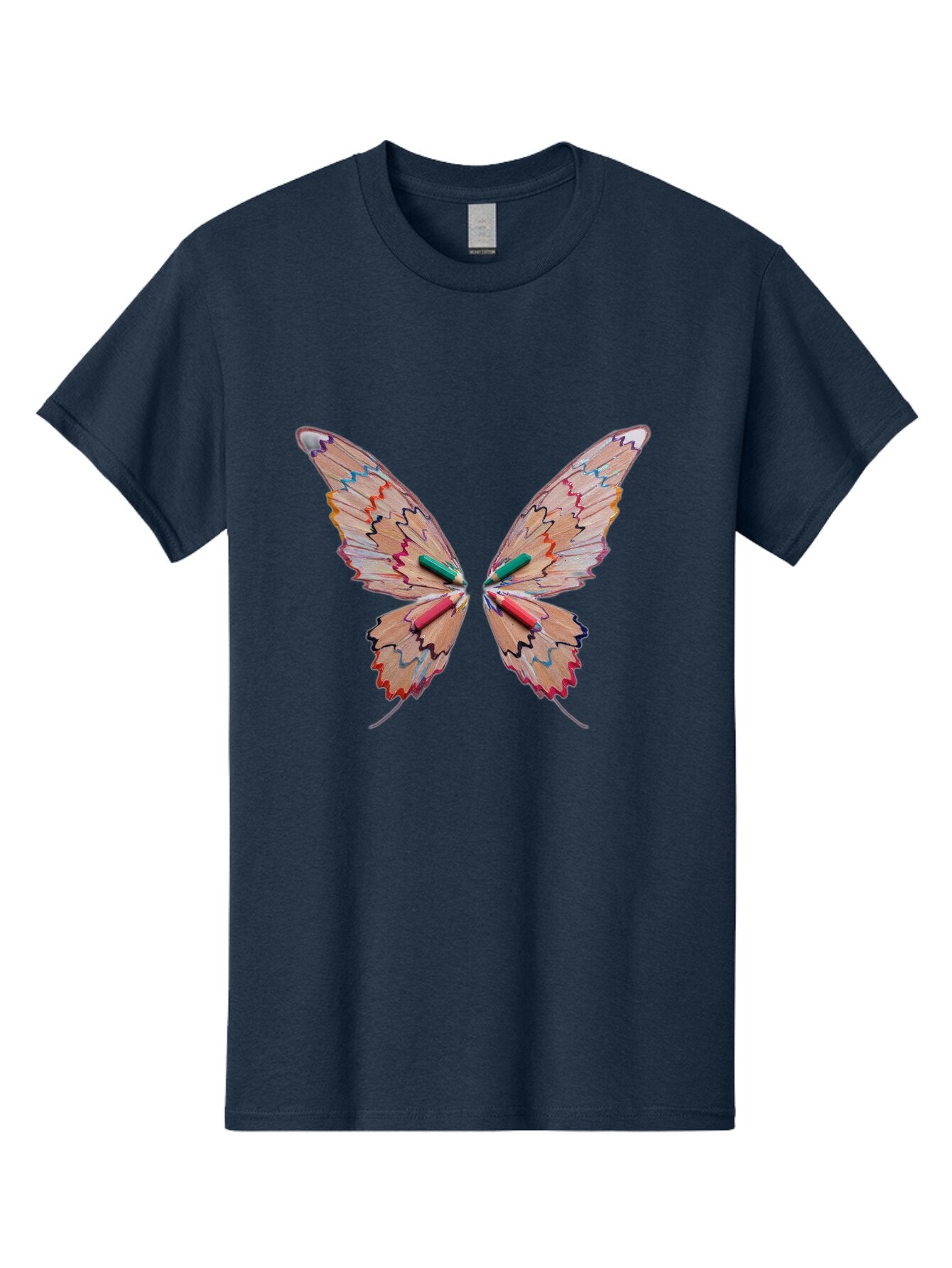 Crayon-Butterfly Men'S Graphic Tee, 100% Cotton, Comfortable Casual Summer Wear, Machine Washable, Vintage Camera, Old Camera, Antique Camera, Black Camera, Classic Photography, Photography Equipment, Nostalgic Device, Film Camera, Camera Art Baq592 2