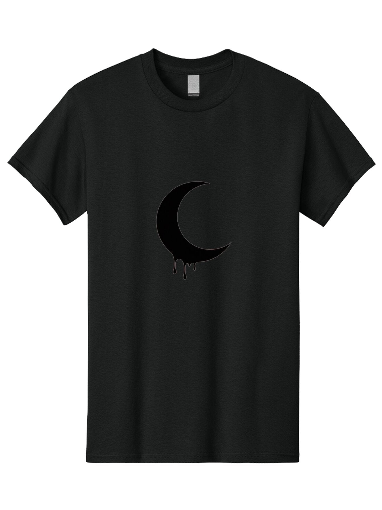 Crescent-Moon-Dripping Men'S Graphic Tee, 100% Cotton, Comfortable Casual Summer Wear, Machine Washable, Vintage Camera, Old Camera, Antique Camera, Black Camera, Classic Photography, Photography Equipment, Nostalgic Device, Film Camera, Baq593 2