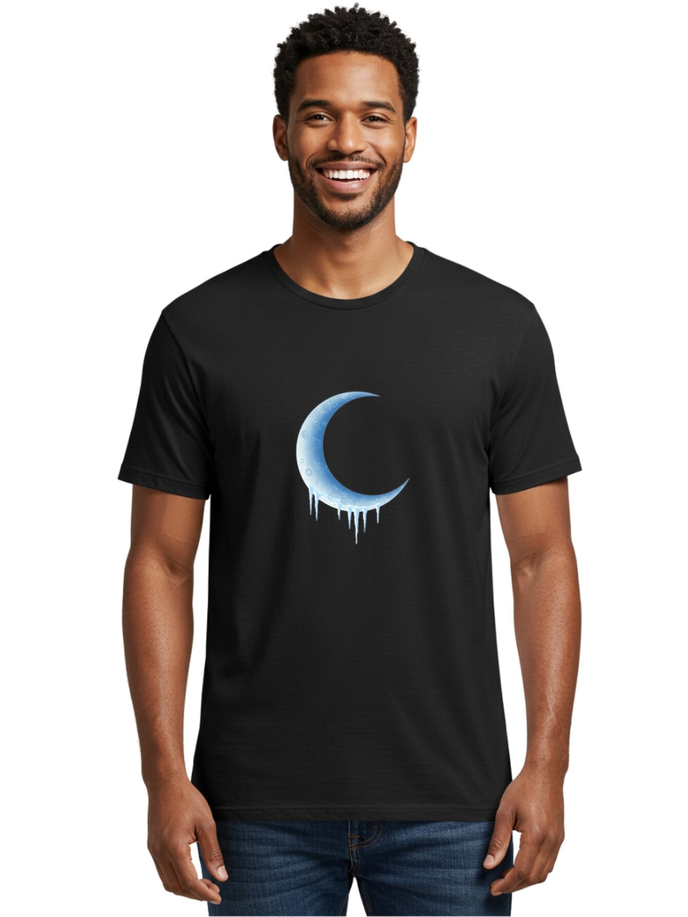 Crescent-Moon-Melting Men'S Graphic Tee, 100% Cotton, Comfortable Casual Summer Wear, Machine Washable, Vintage Camera, Old Camera, Antique Camera, Black Camera, Classic Photography, Photography Equipment, Nostalgic Device, Film Camera, Baq594 20