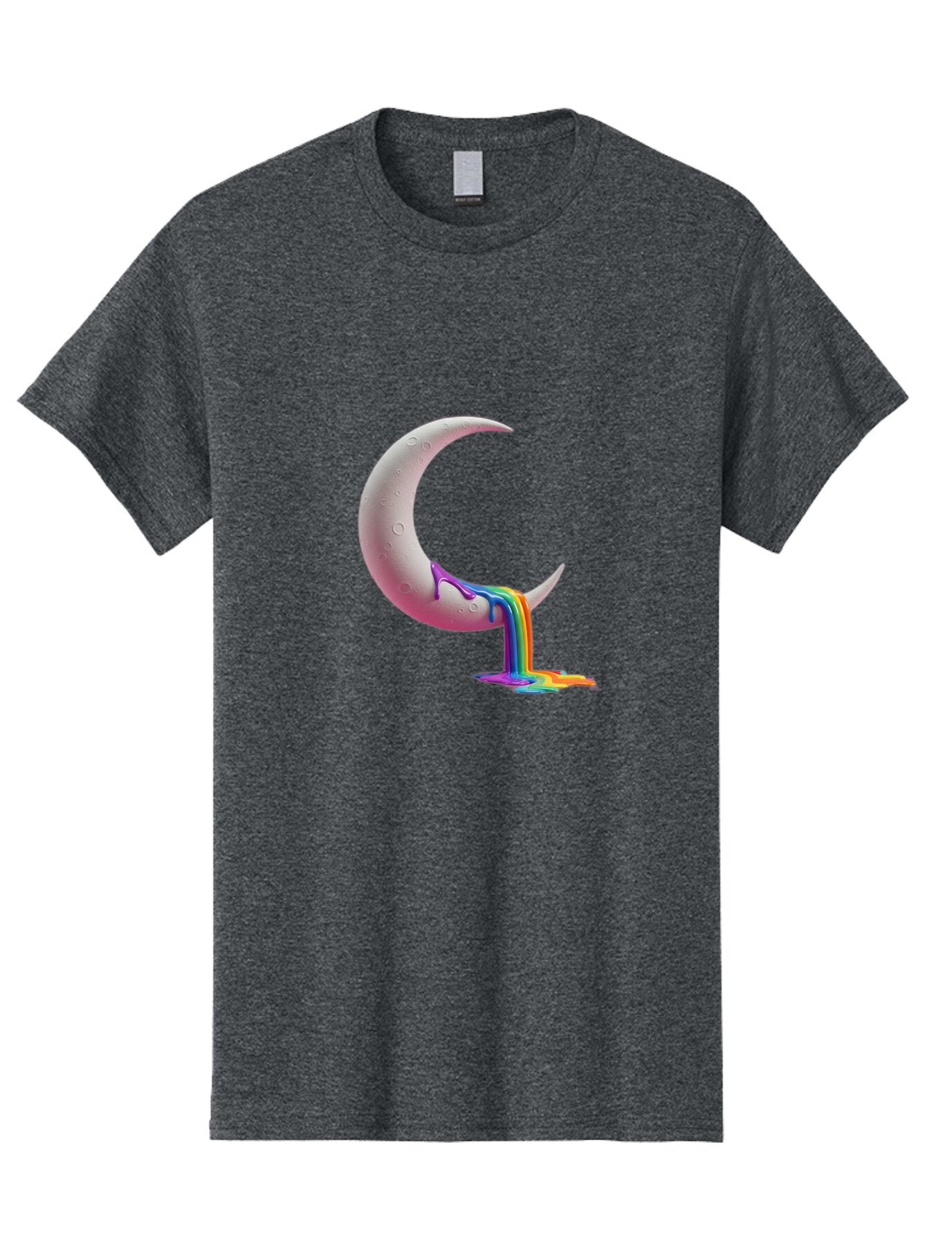 Crescent-Moon-With-Rainbow-Liquid Men'S Graphic Tee, 100% Cotton, Comfortable Casual Summer Wear, Machine Washable, Vintage Camera, Old Camera, Antique Camera, Black Camera, Classic Photography, Photography Equipment, Nostalgic Device, Baq596 7