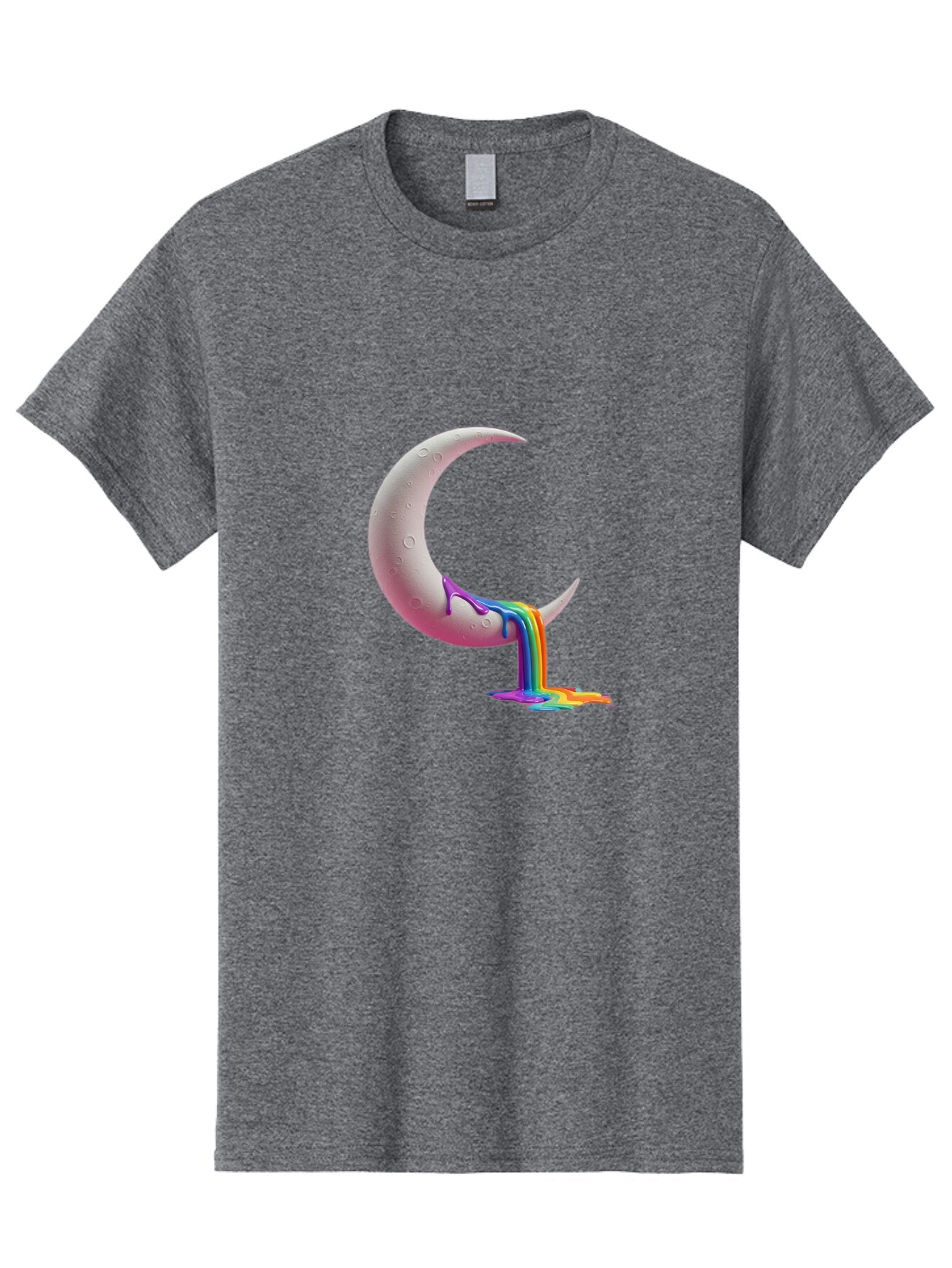 Crescent-Moon-With-Rainbow-Liquid Men'S Graphic Tee, 100% Cotton, Comfortable Casual Summer Wear, Machine Washable, Vintage Camera, Old Camera, Antique Camera, Black Camera, Classic Photography, Photography Equipment, Nostalgic Device, Baq596 10