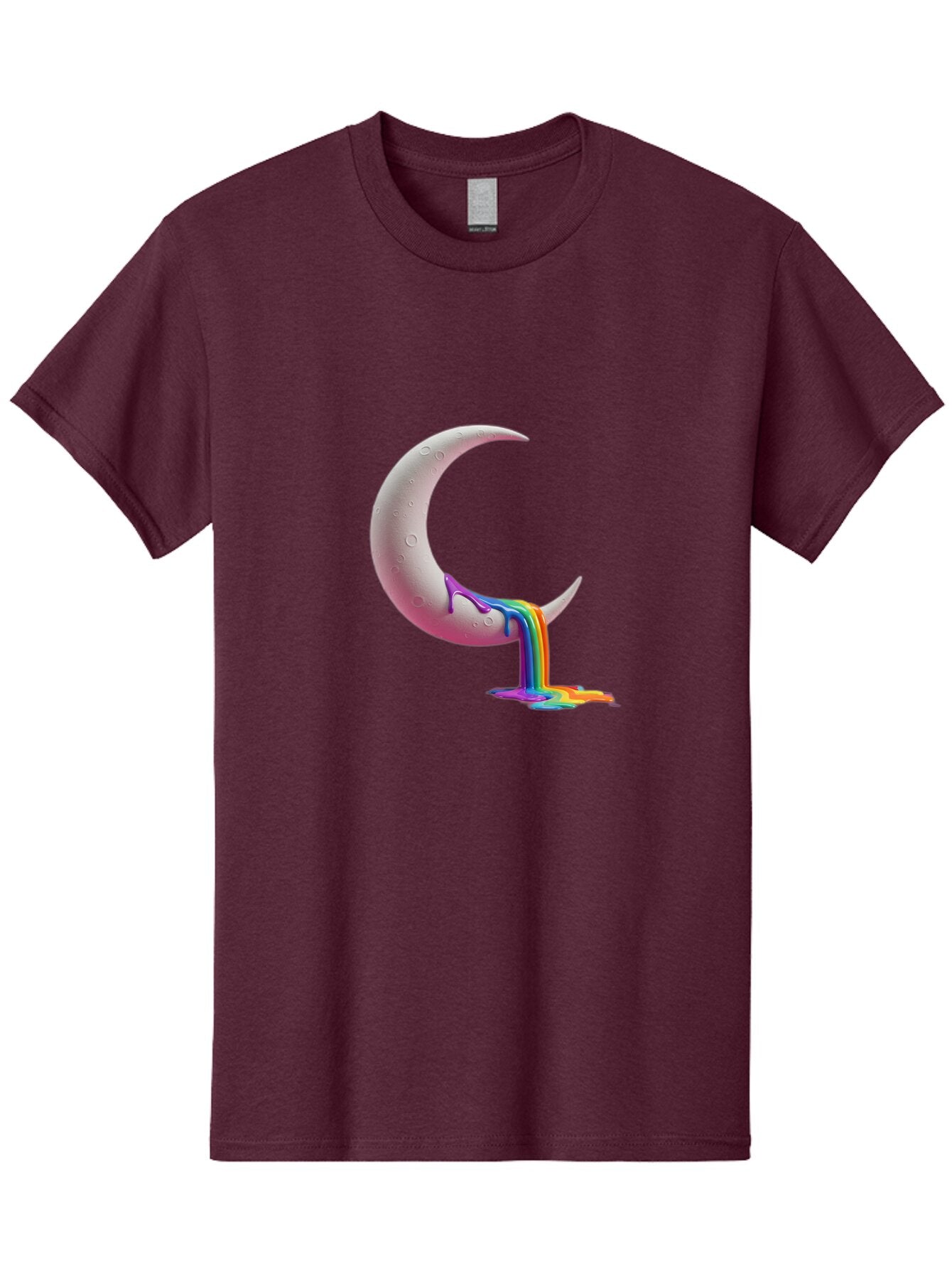 Crescent-Moon-With-Rainbow-Liquid Men'S Graphic Tee, 100% Cotton, Comfortable Casual Summer Wear, Machine Washable, Vintage Camera, Old Camera, Antique Camera, Black Camera, Classic Photography, Photography Equipment, Nostalgic Device, Baq596 15