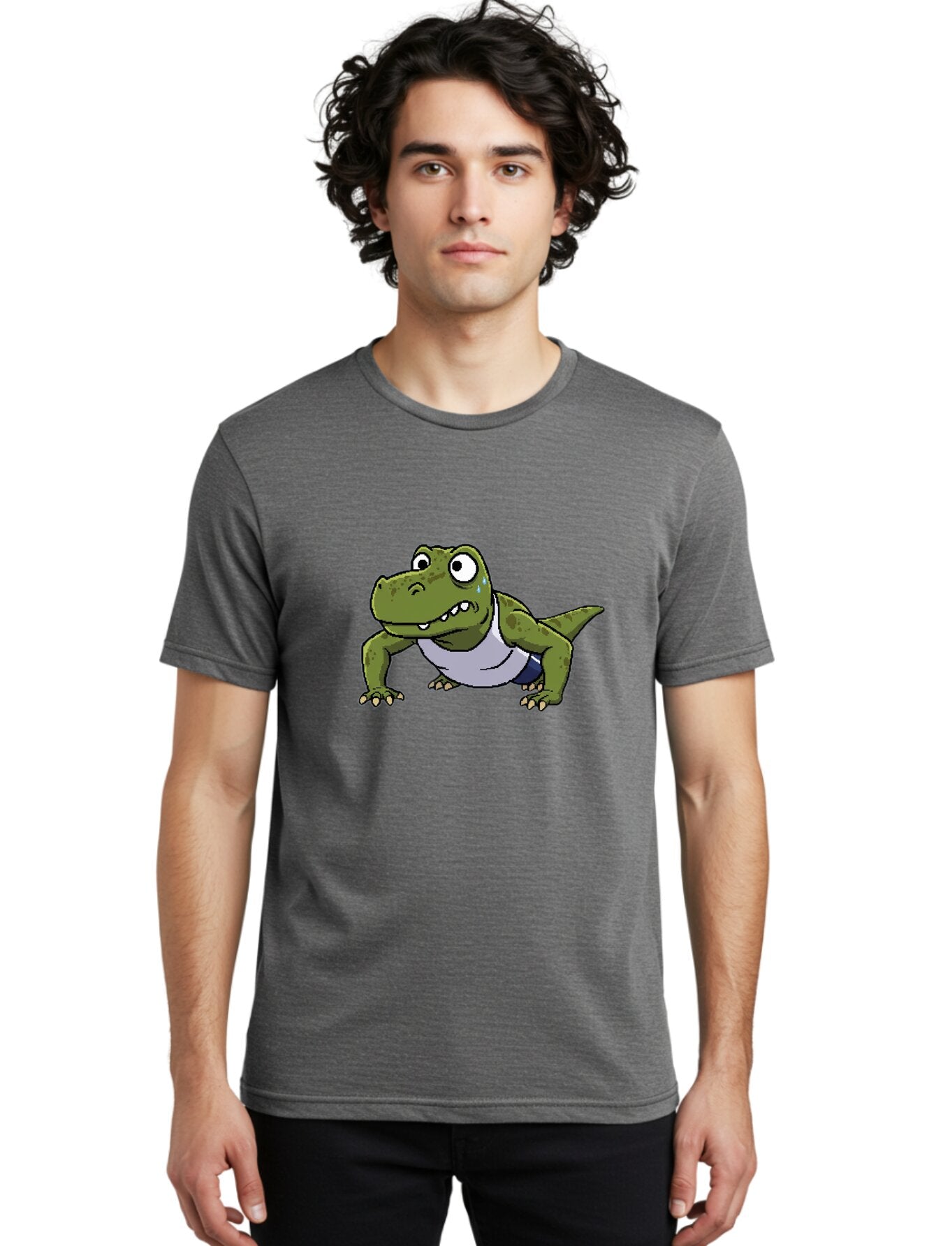 Crocodile-Doing-Push-Ups Men'S Graphic Tee, 100% Cotton, Comfortable Casual Summer Wear, Machine Washable, Vintage Camera, Old Camera, Antique Camera, Black Camera, Classic Photography, Photography Equipment, Nostalgic Device, Film Camera, Baq598 25